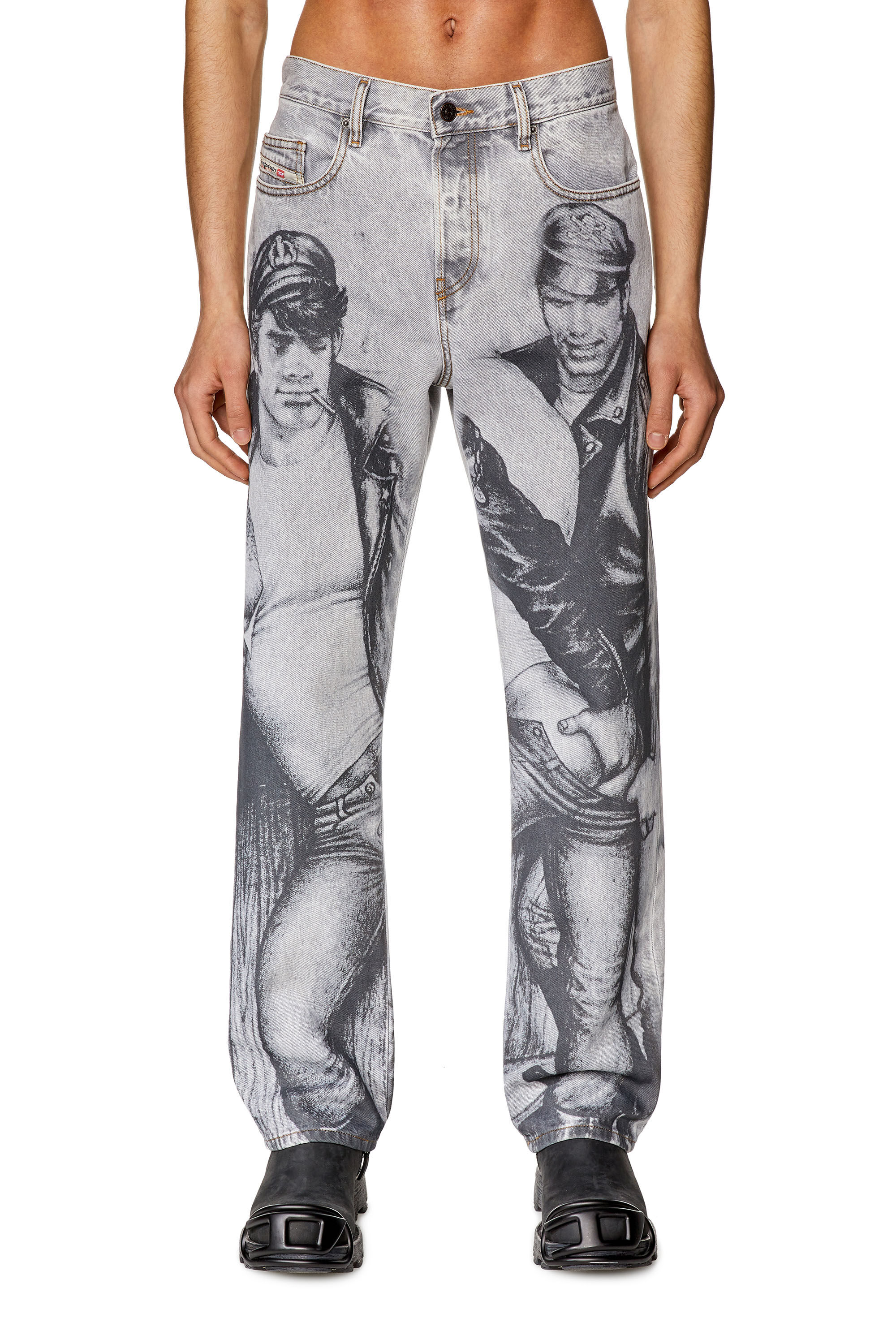 Diesel - Straight Jeans 2020 D-Viker 007F8, Grey - Image 6