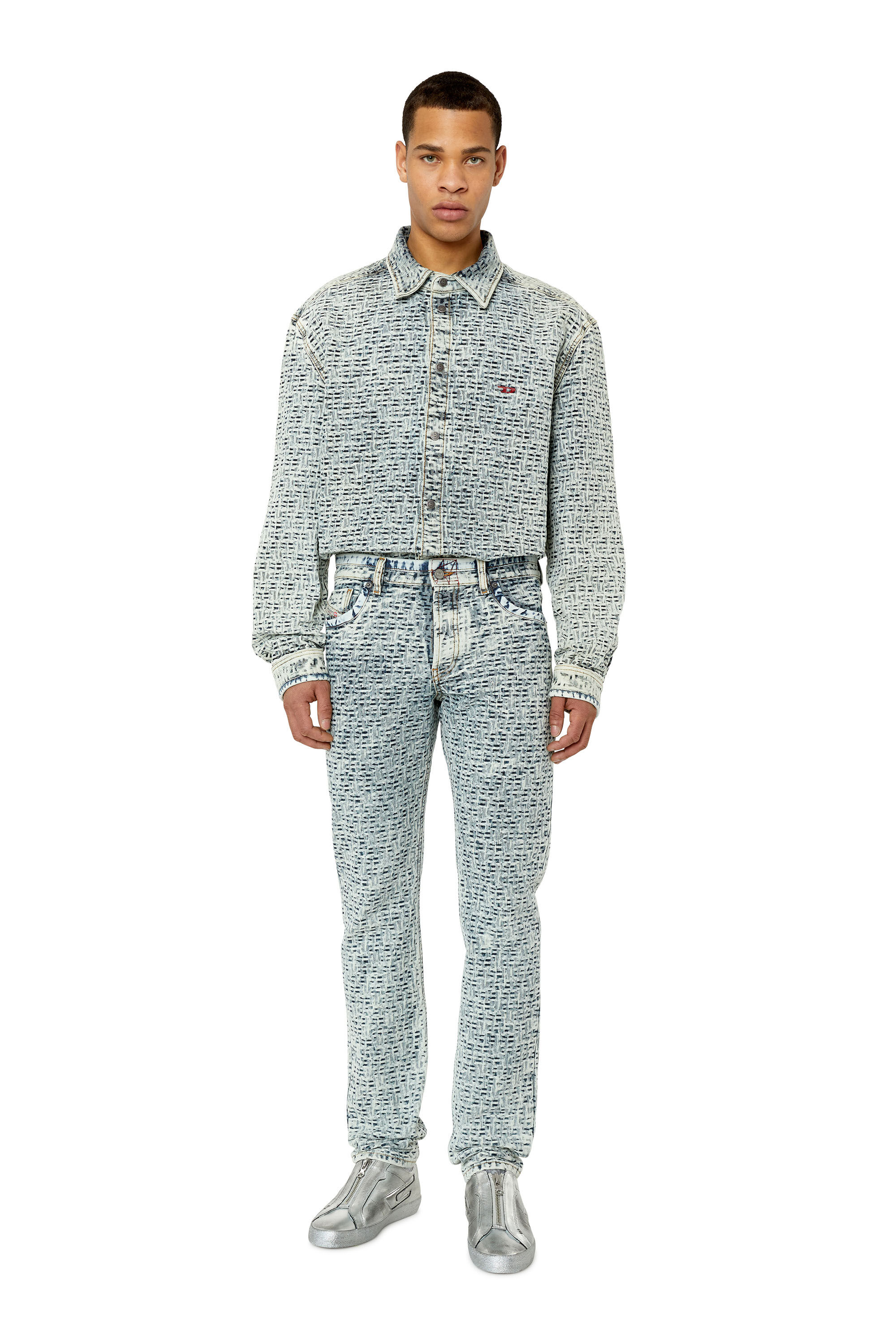 Diesel - S-LEROJI ZIP LOW, Silver - Image 7