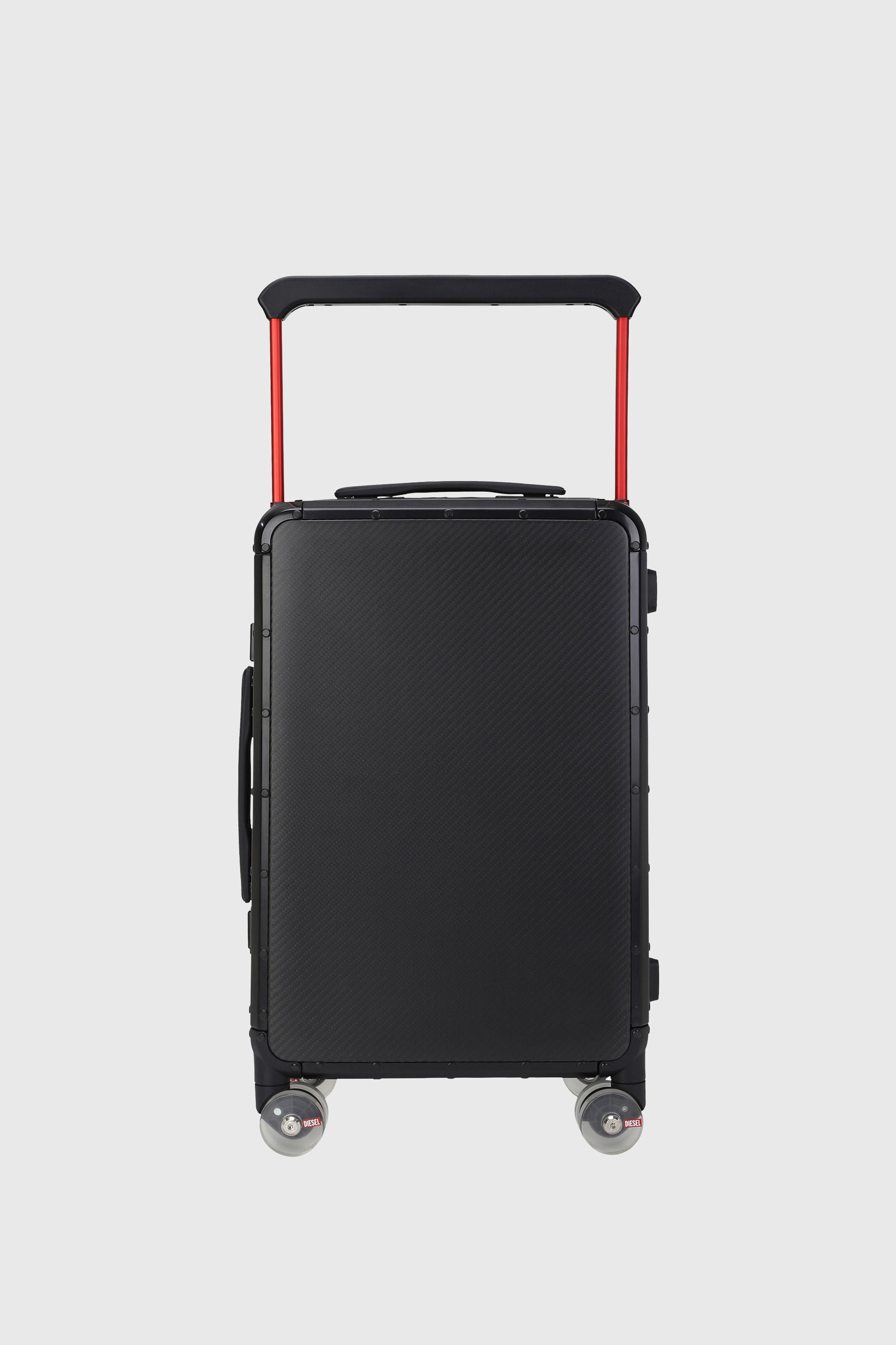 Diesel - DSL CARBON FIBER TROLLEY-BLACK- DSL001, Unisex's Carbon fiber suitcase size S in Black - 2