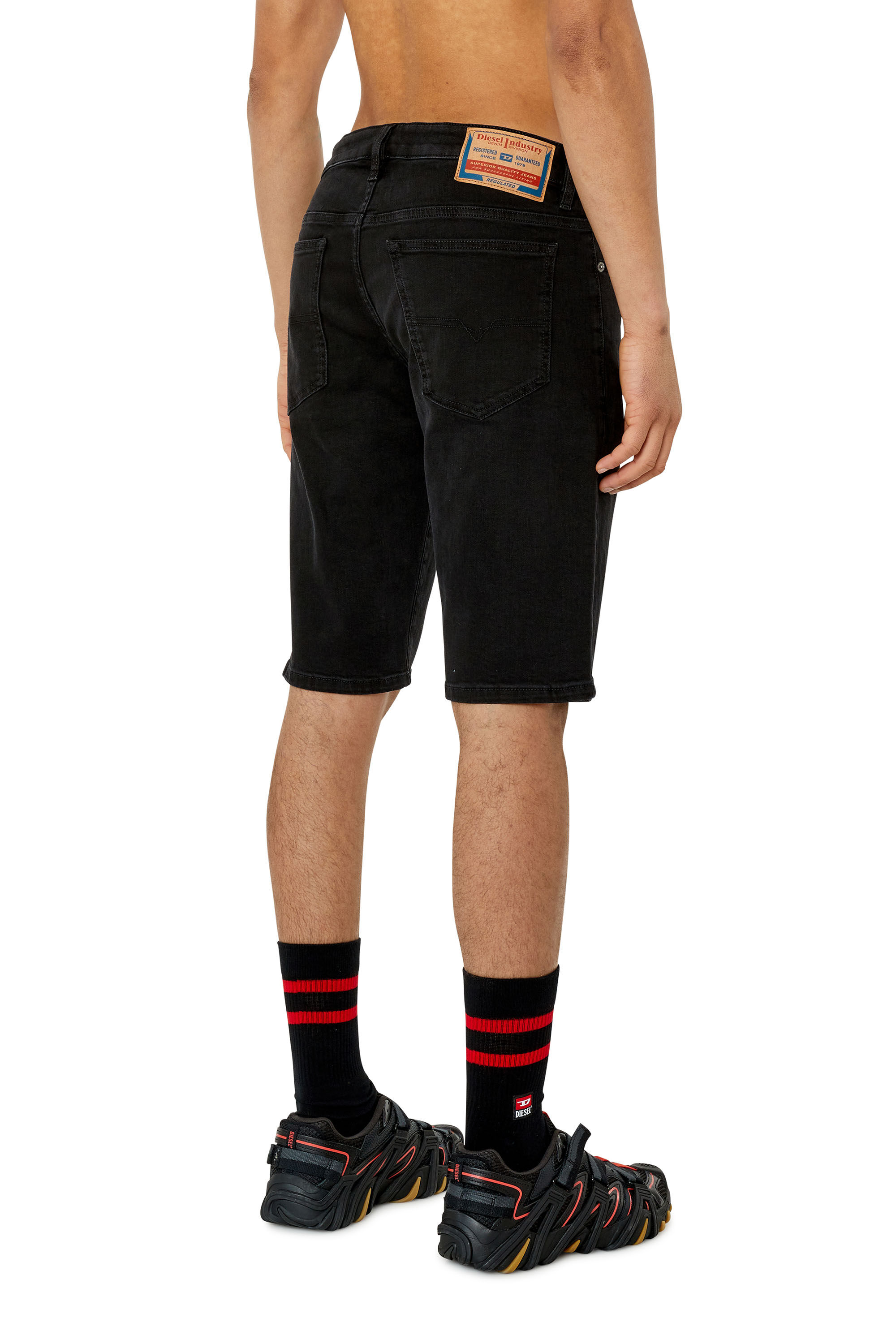 Diesel - SLIM-SHORT, Black/Dark grey - Image 4