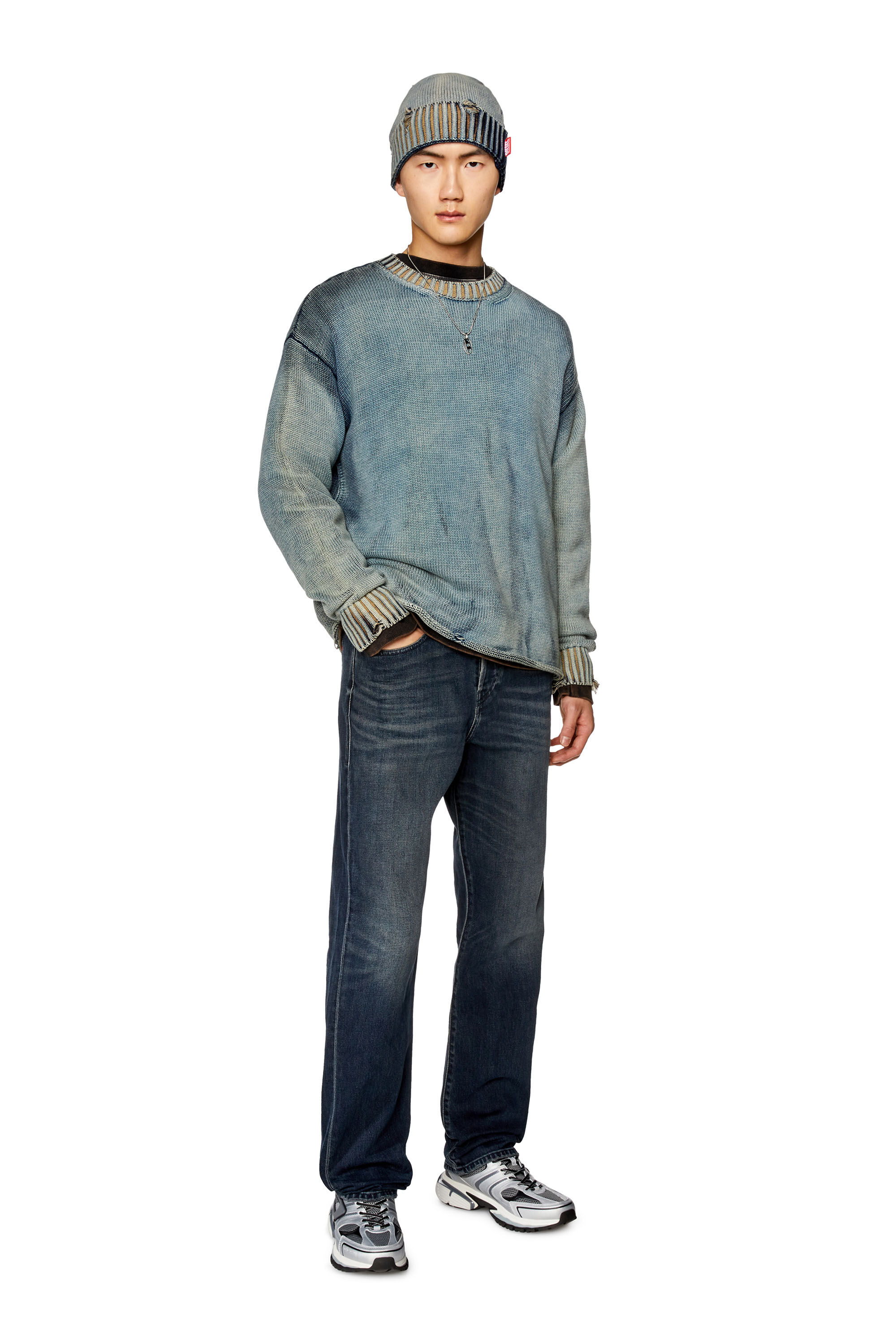 Diesel - Straight Jeans 2020 D-Viker 09G40, Dark Blue - Image 1