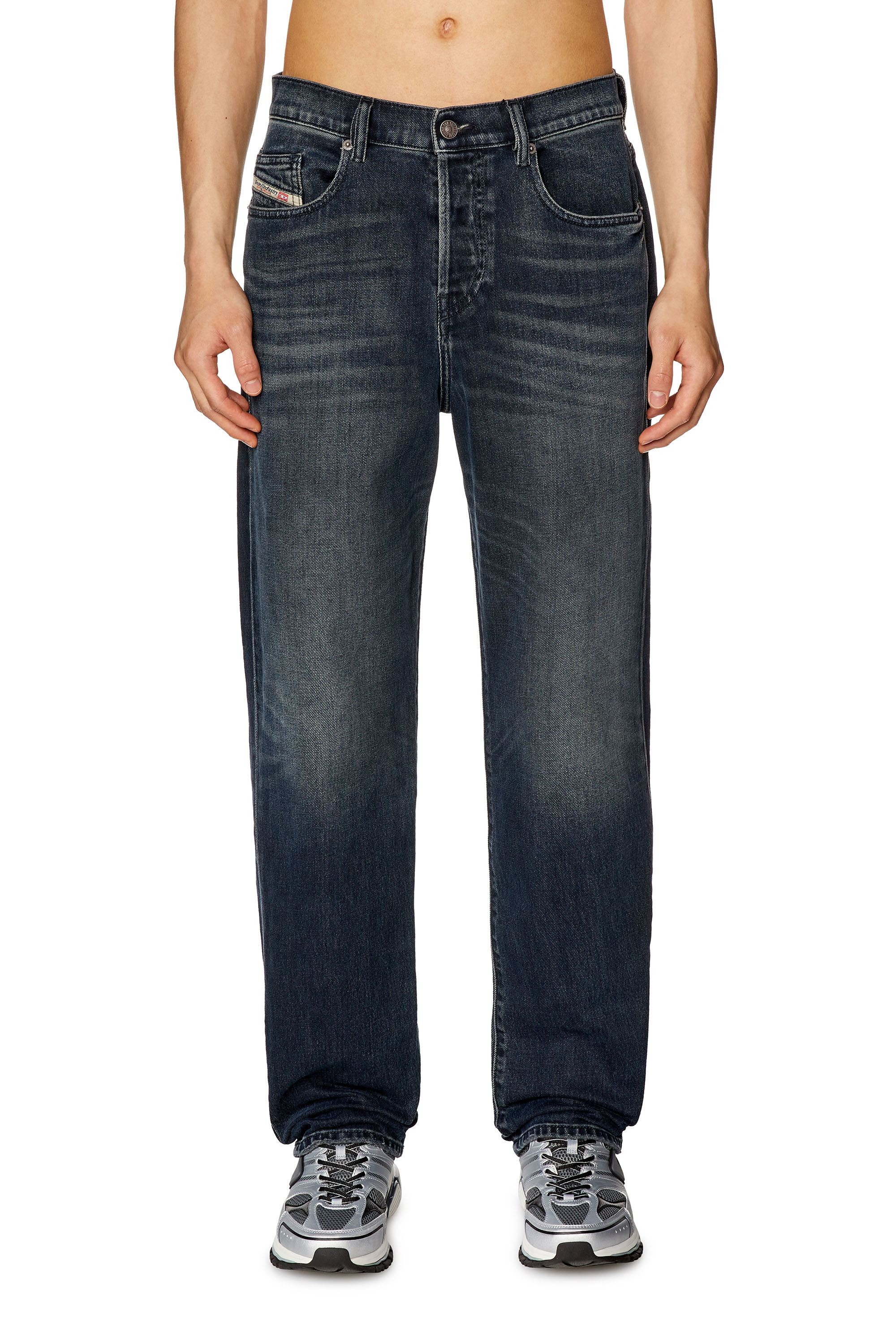 Diesel - Straight Jeans 2020 D-Viker 09G40, Dark Blue - Image 3