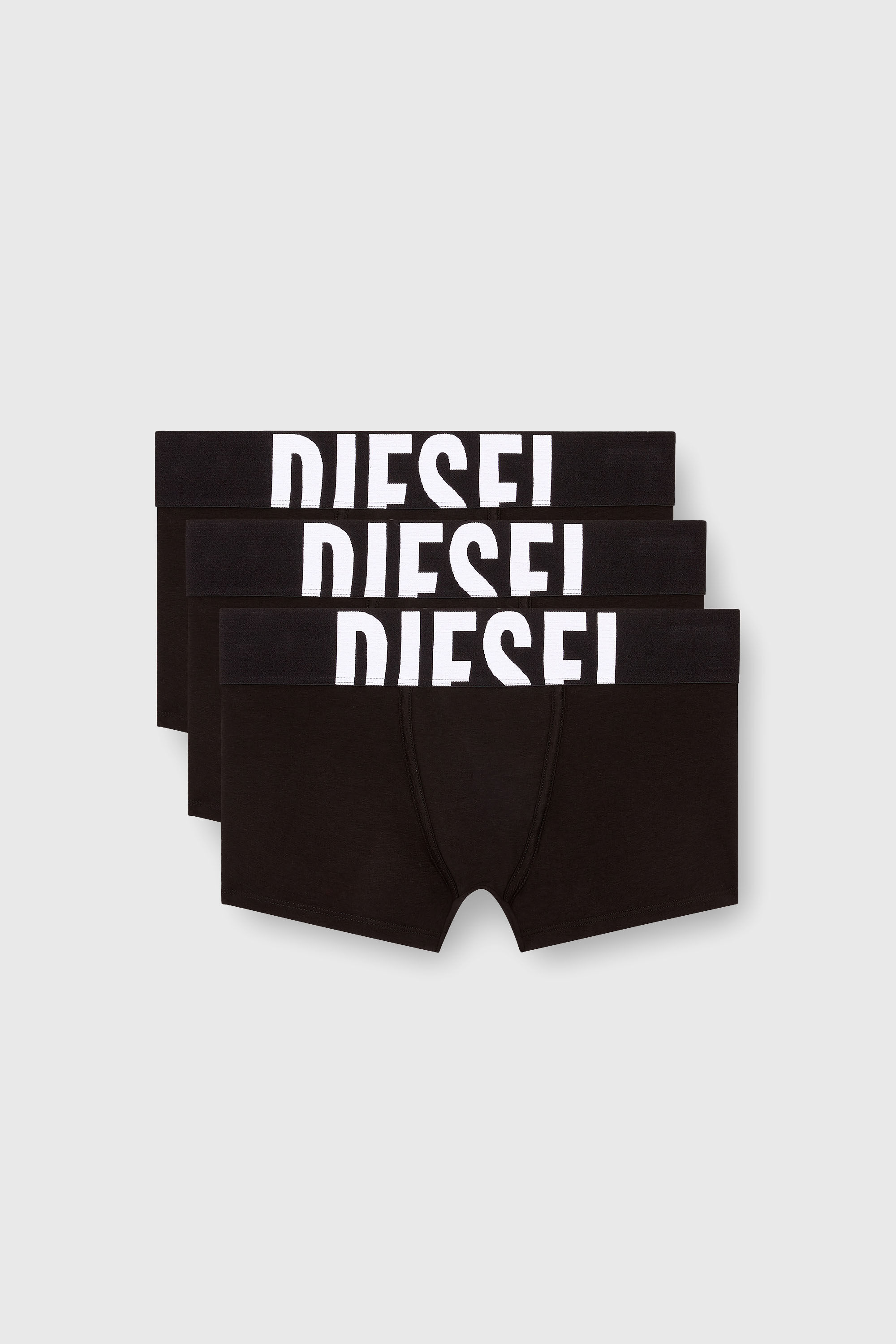 Diesel - UMBX-DAMIENTHREEPACK-5.5EL, Man's Three-pack boxer briefs in stretch cotton in Black - 2