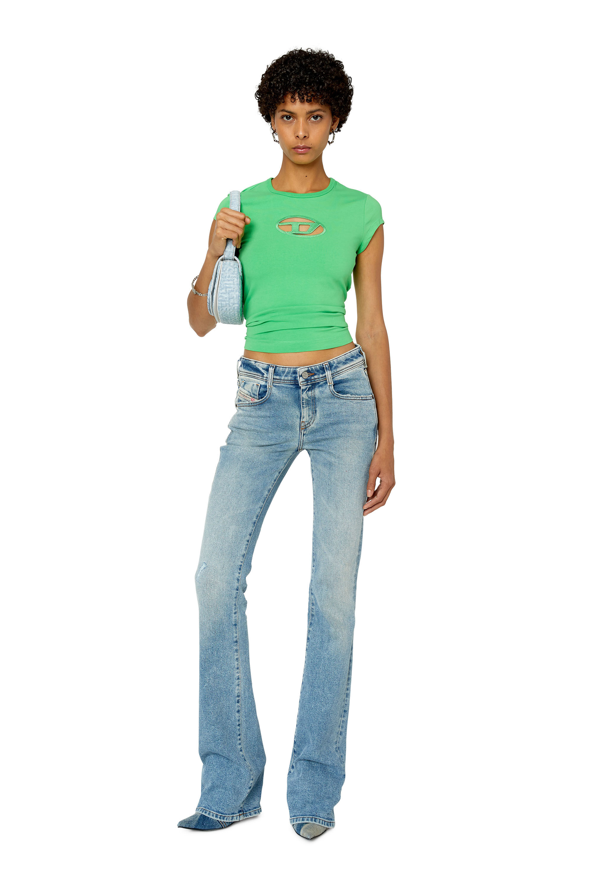 Diesel - T-ANGIE, Water Green - Image 1