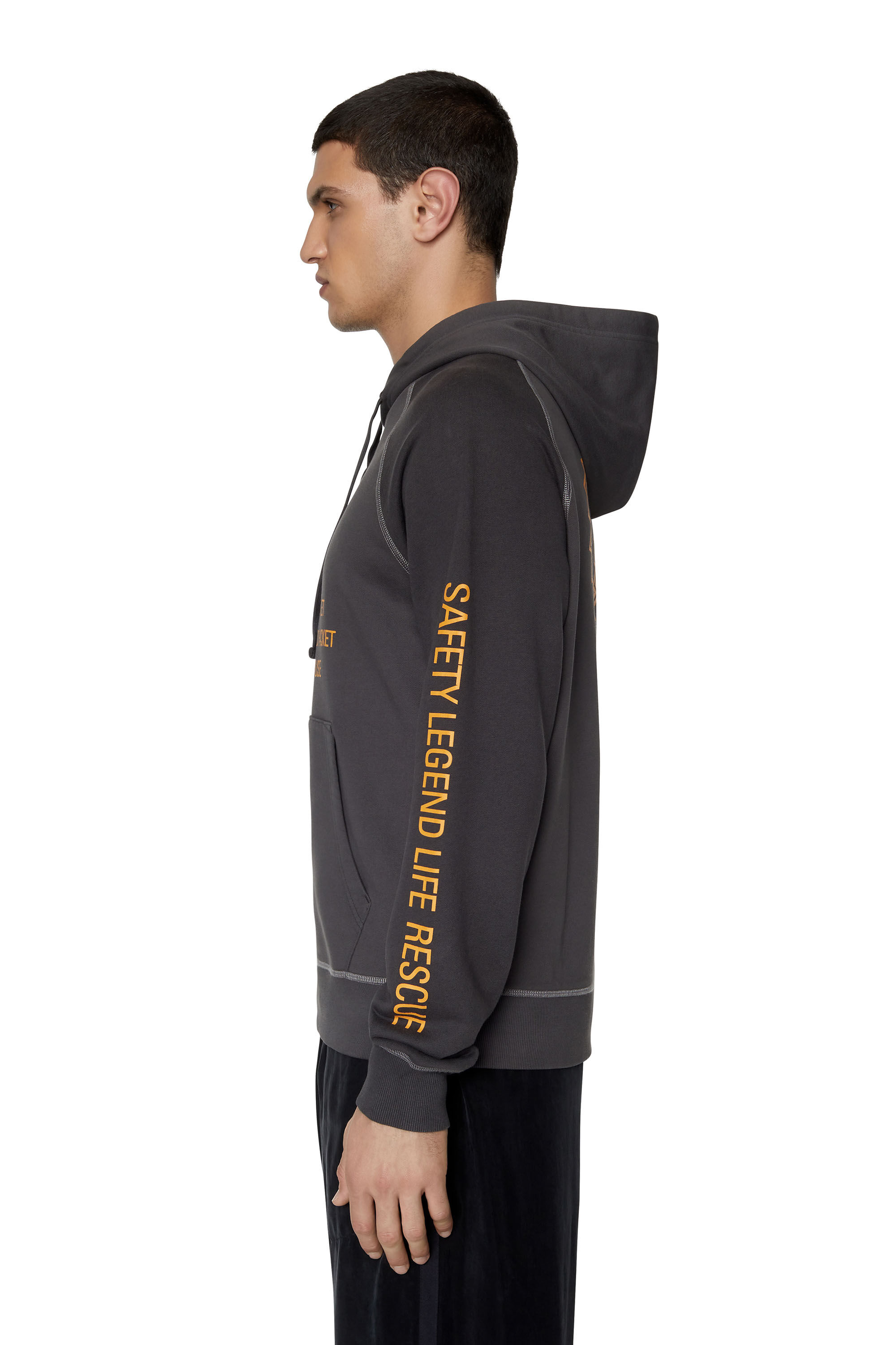 Diesel - S-GIRLAN-HOOD, Dark grey - Image 5
