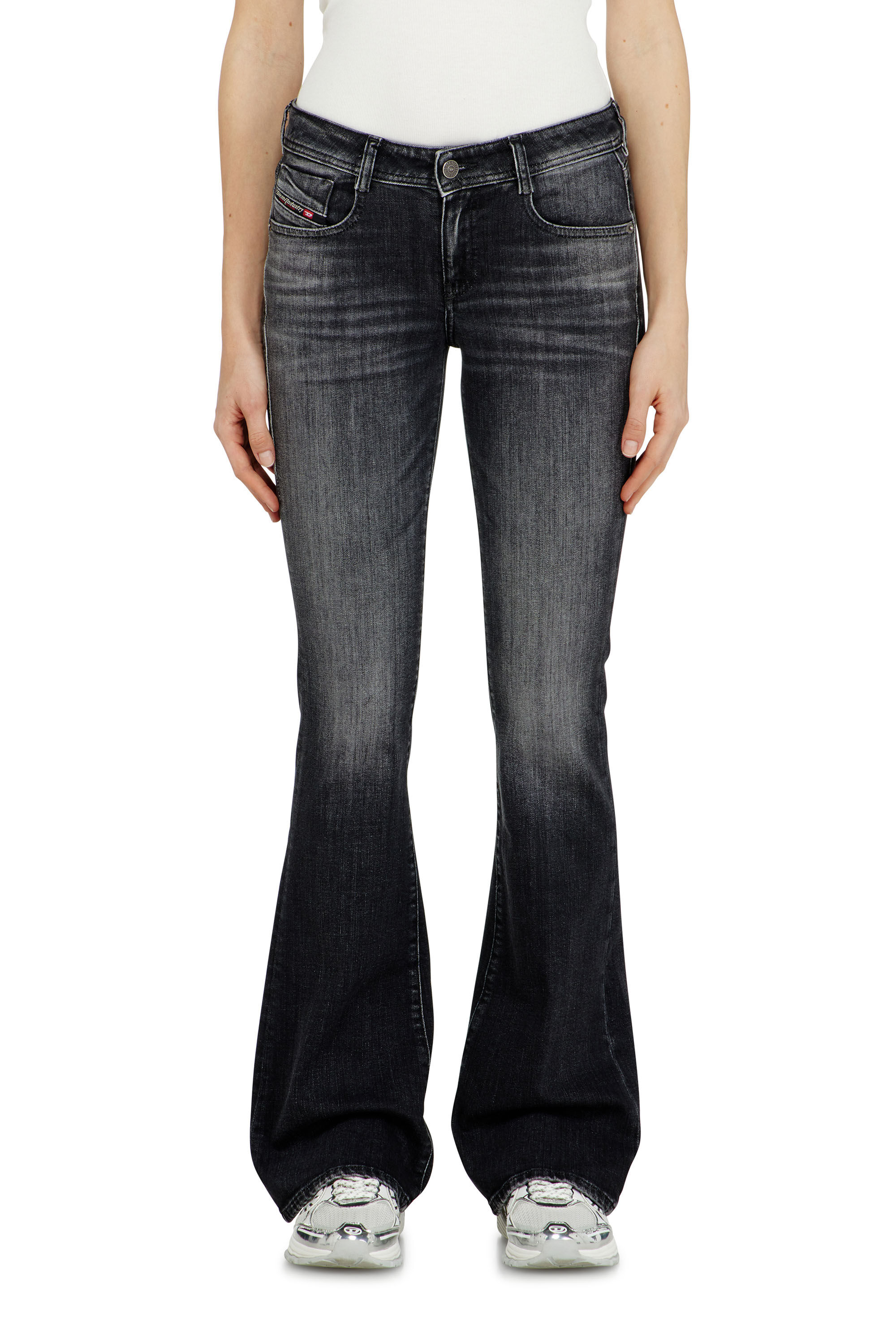 Diesel - Woman's Bootcut Jeans 1969 D-Ebbey 09L98, Black/Dark grey - 4