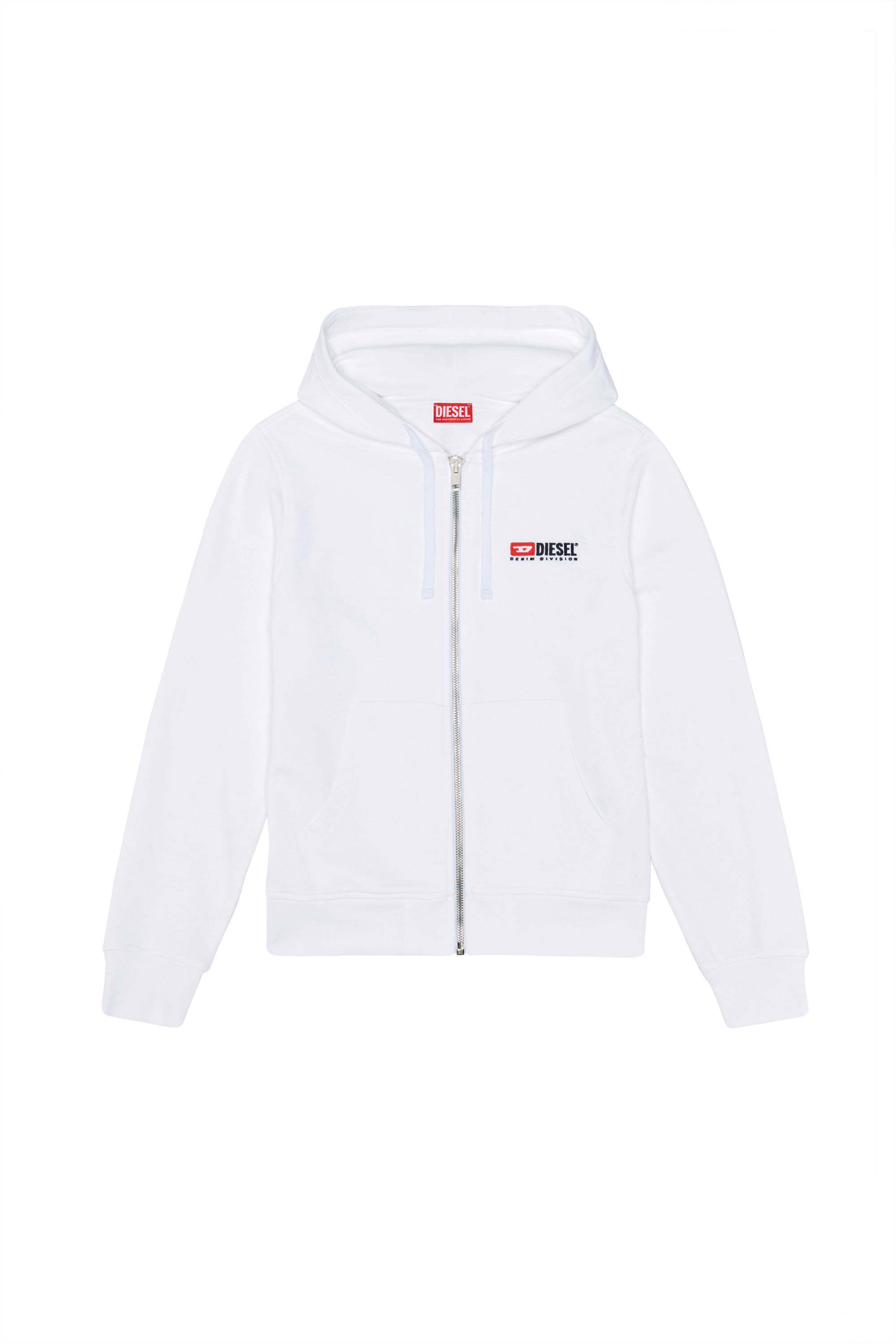 Diesel - S-GINN-HOOD-ZIP-DIV, White - Image 2