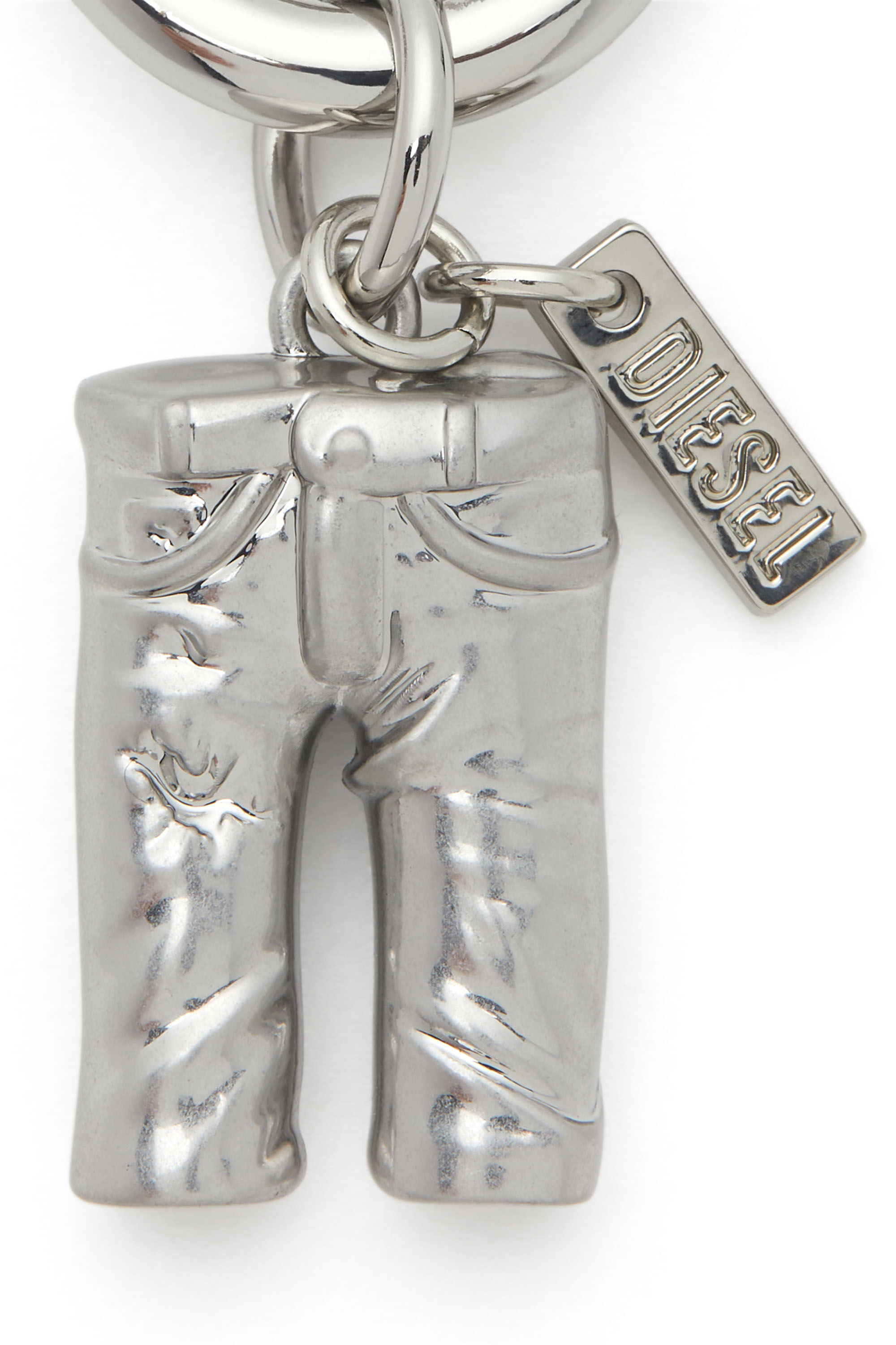 Diesel - CHARM-5PKT, Unisex's Charm in metal with logo detail in Silver - 2