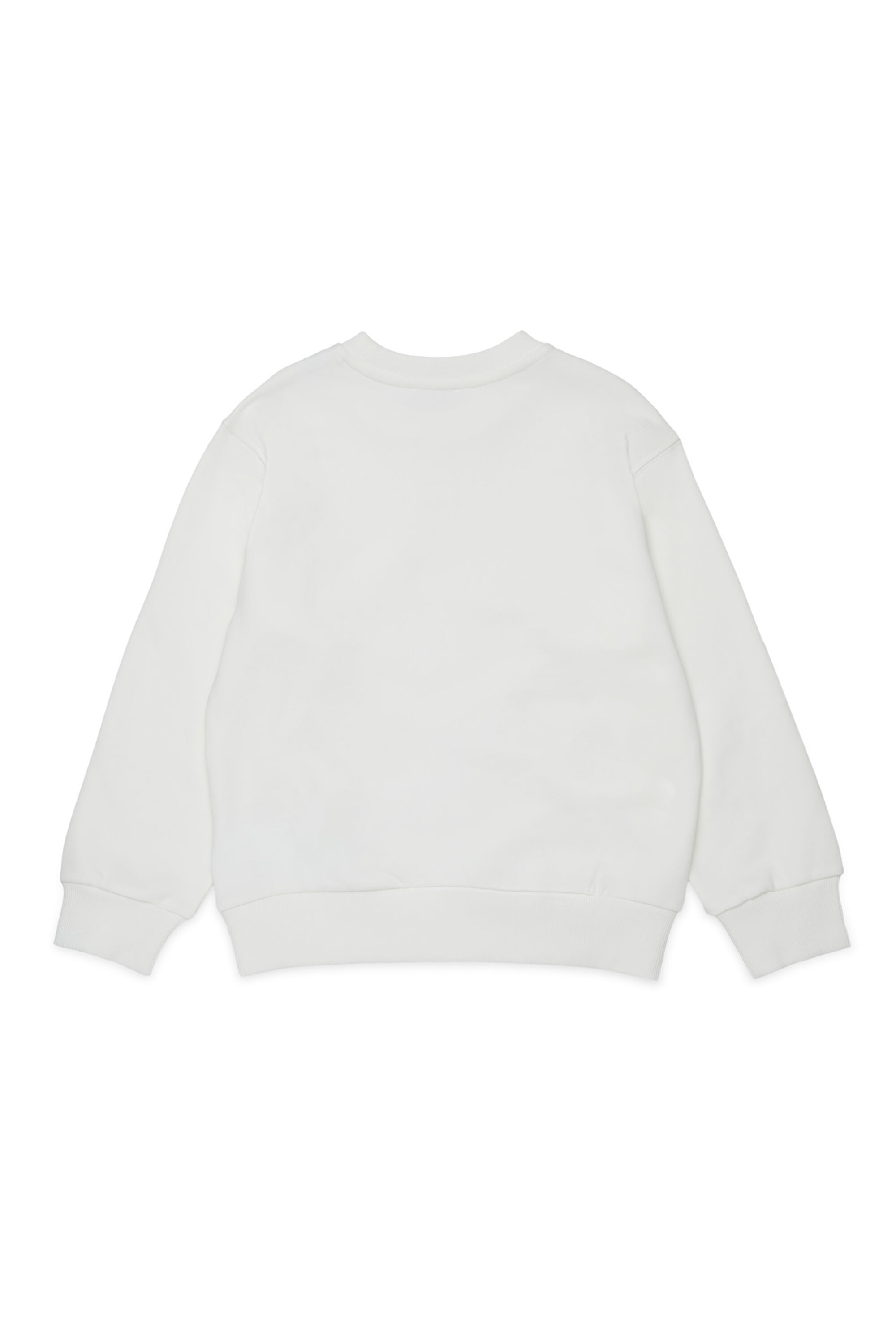 Diesel - SXGIN OVER, Unisex's Sweatshirt small logo patch in White - 2