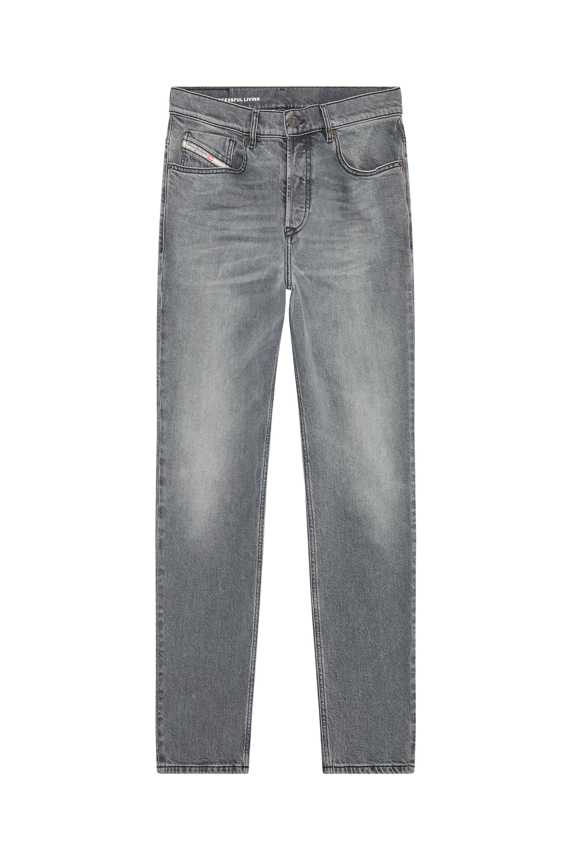 Diesel - 2005 D-Fining 09E87 Tapered Jeans, Black/Dark grey - Image 2