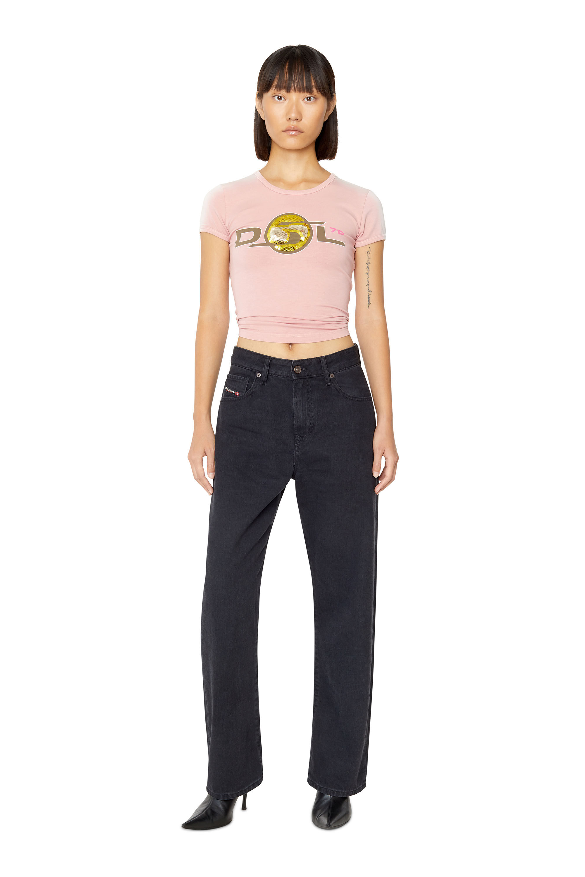 Diesel - 1999 D-Reggy Z09RL Straight Jeans, Black/Dark grey - Image 1