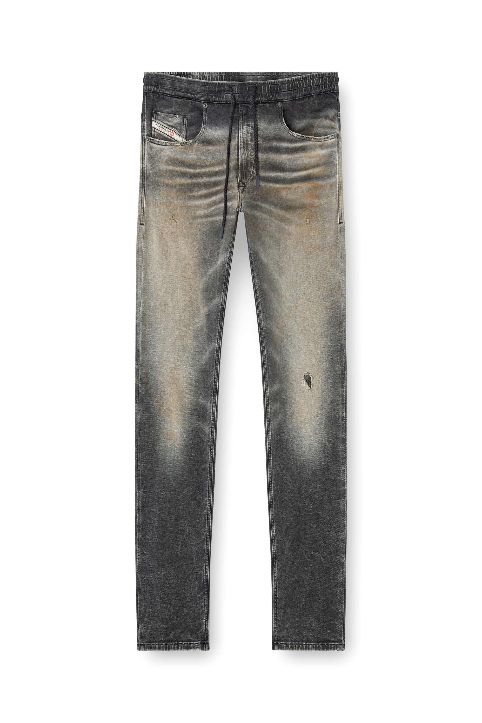 Diesel - Man's Regular 2030 D-Krooley Joggjeans® 068PG, Light Grey - 2