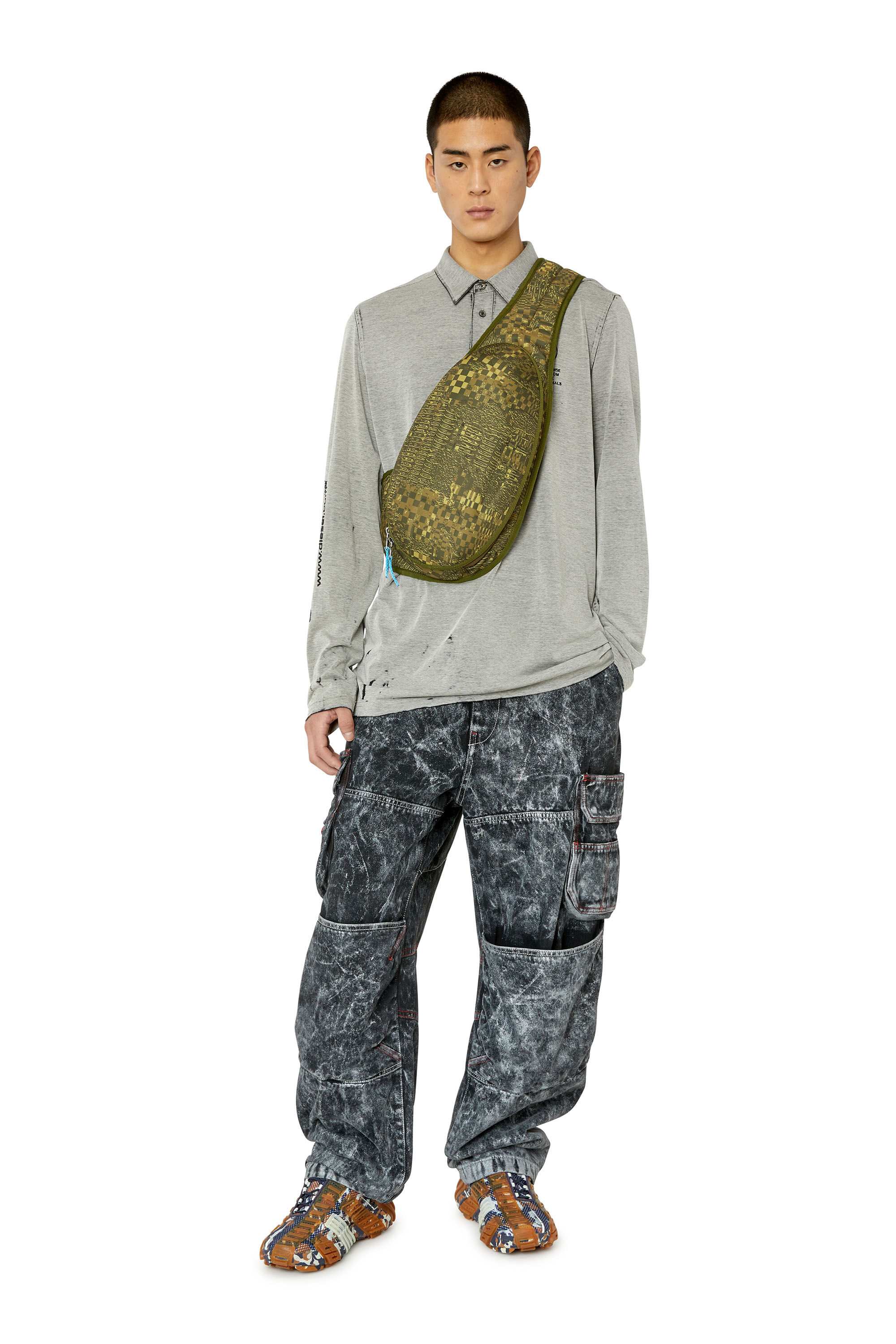 Diesel - S-HIRT, Grey - Image 1