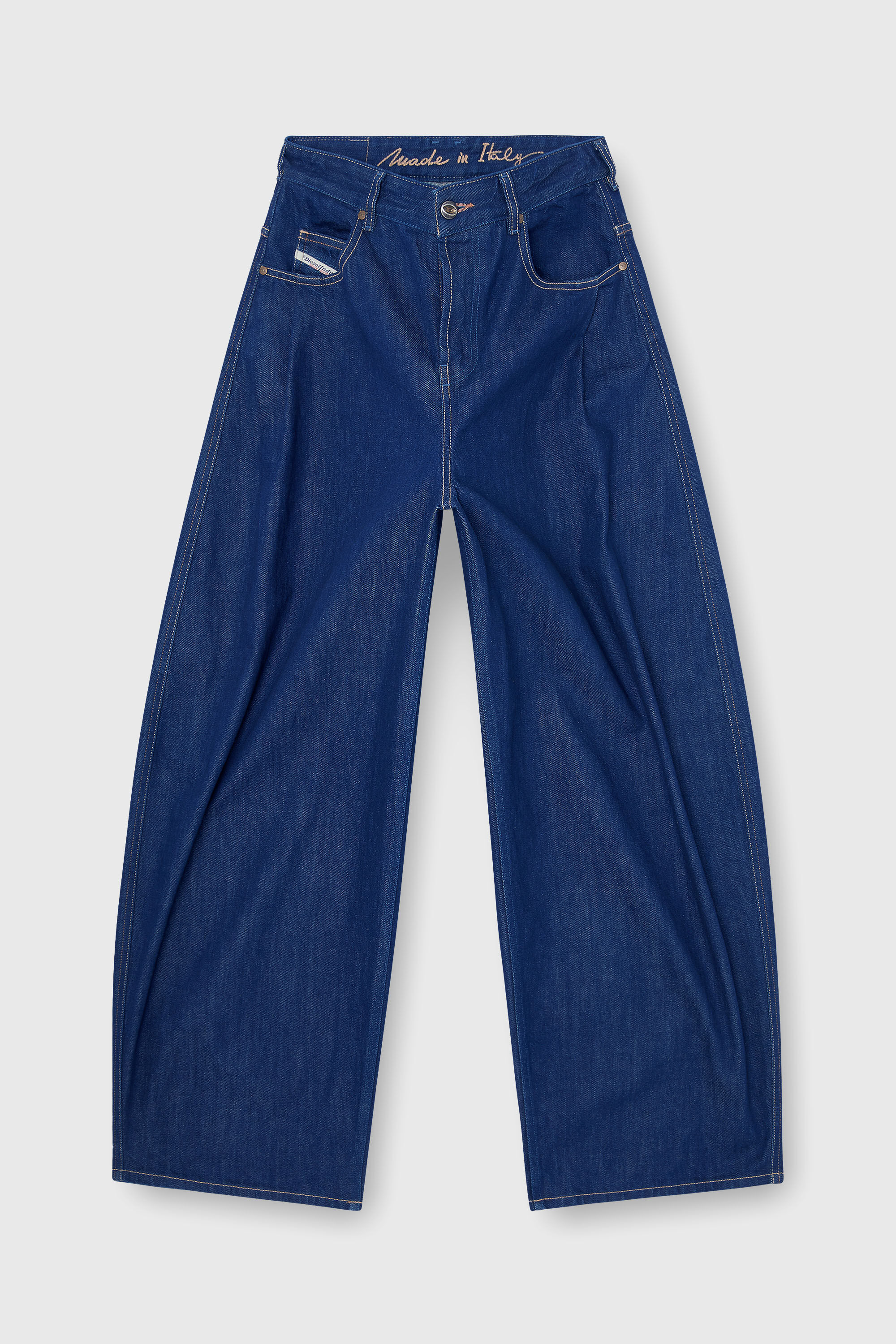 Diesel - Woman's Relaxed Jeans 1987 D-Khelz 09Q09, Dark Blue - 8