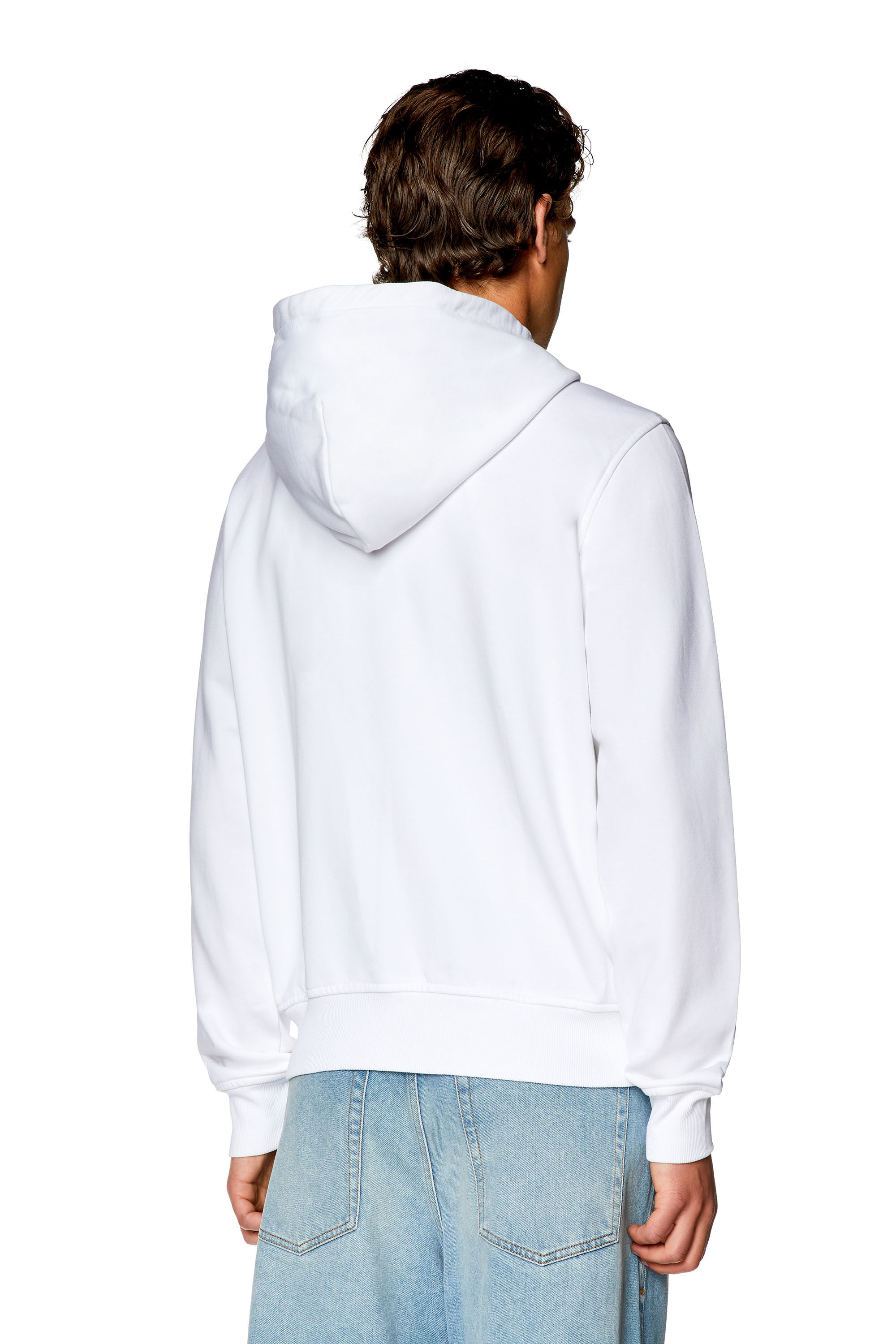 Diesel - S-GINN-HOOD-ZIP-DIV, White - Image 4