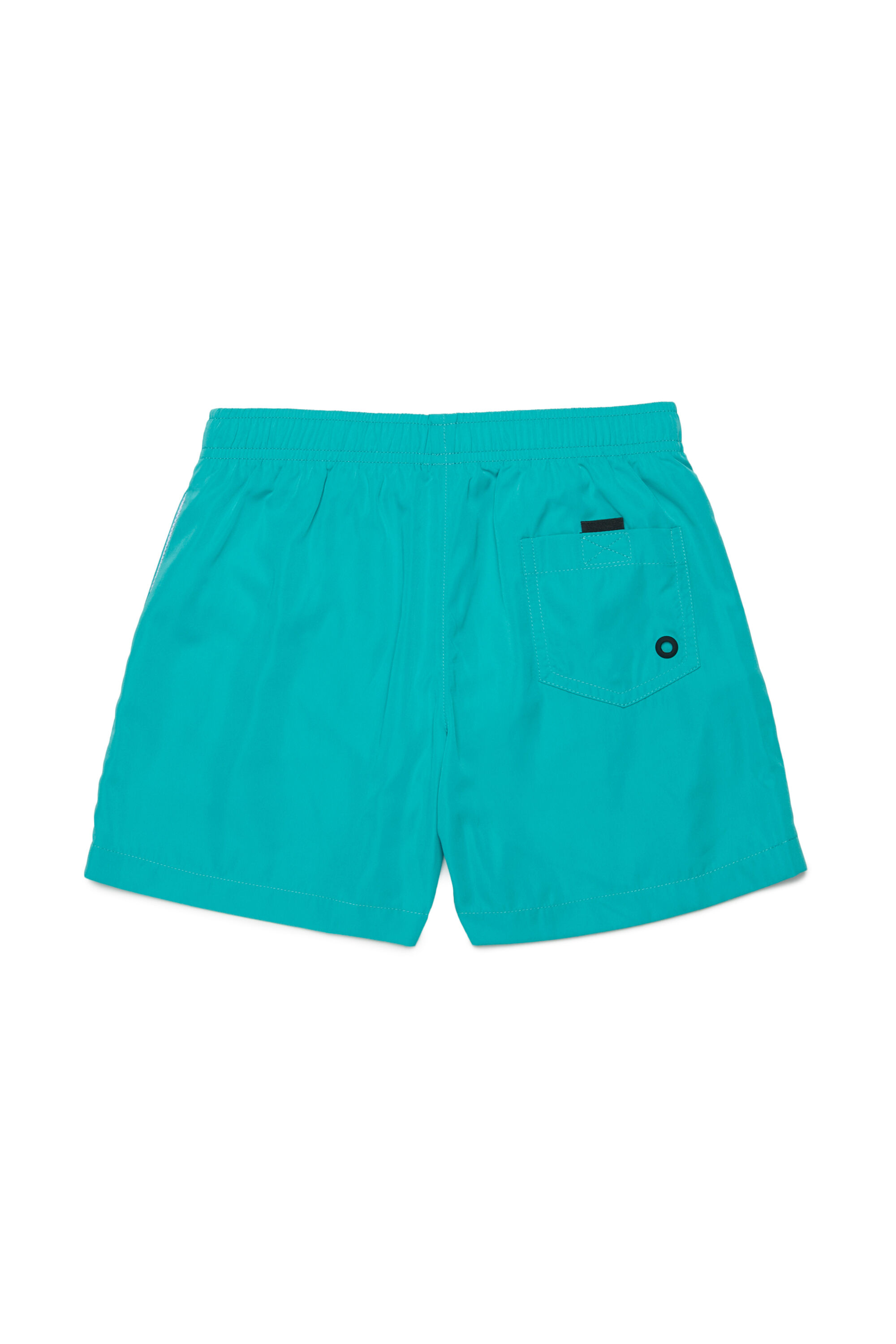 Diesel - MIDIT, Man's Swim shorts with maxi logo in Green - 2
