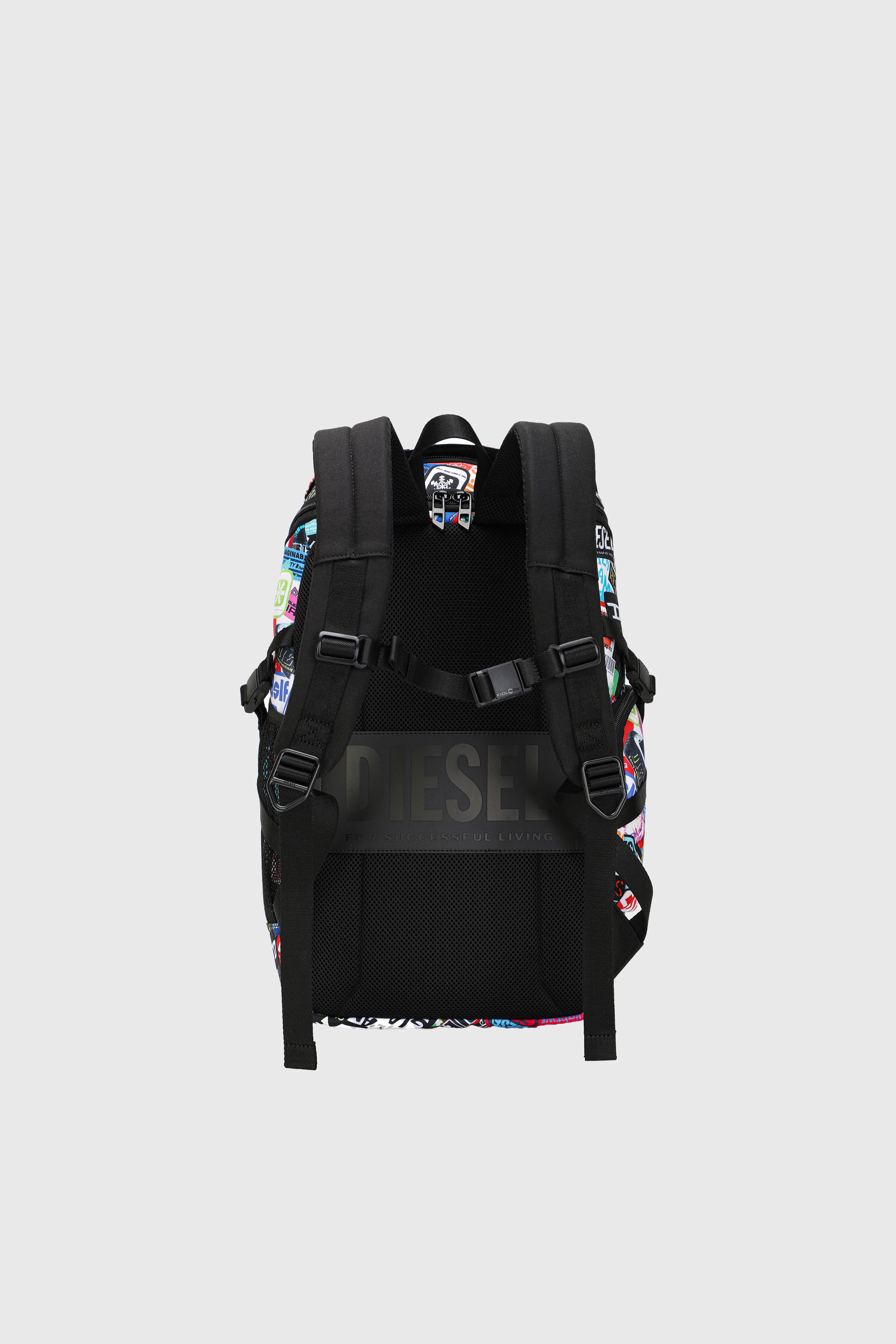Diesel - DIESEL PC PRINTED BACKPACK-STICKERS- DSB, Unisex's Multifunctional backpack with stickers in Multicolor - 2