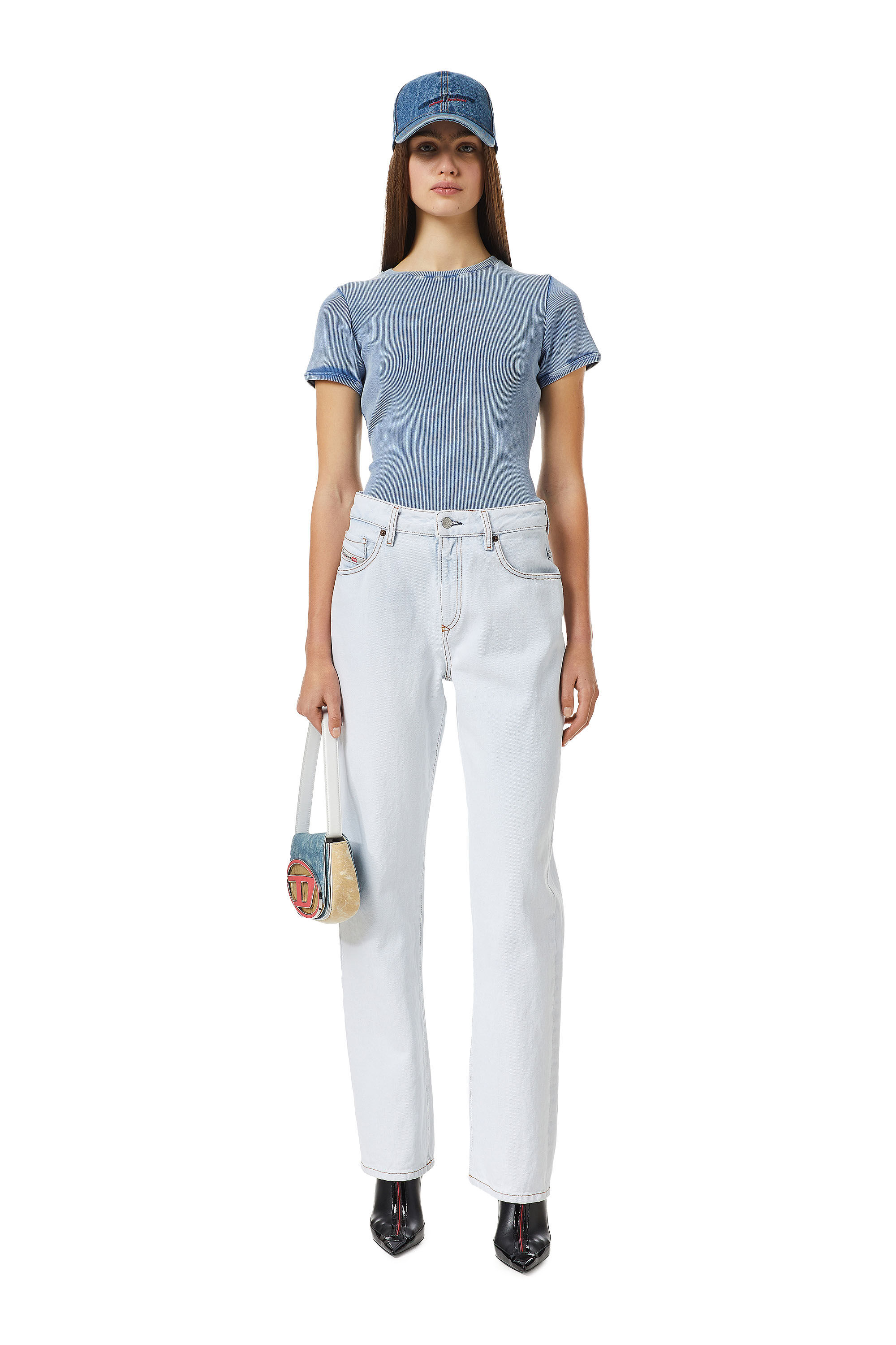 Diesel - 1999 D-Reggy 0079Z Straight Jeans, Light Blue - Image 1