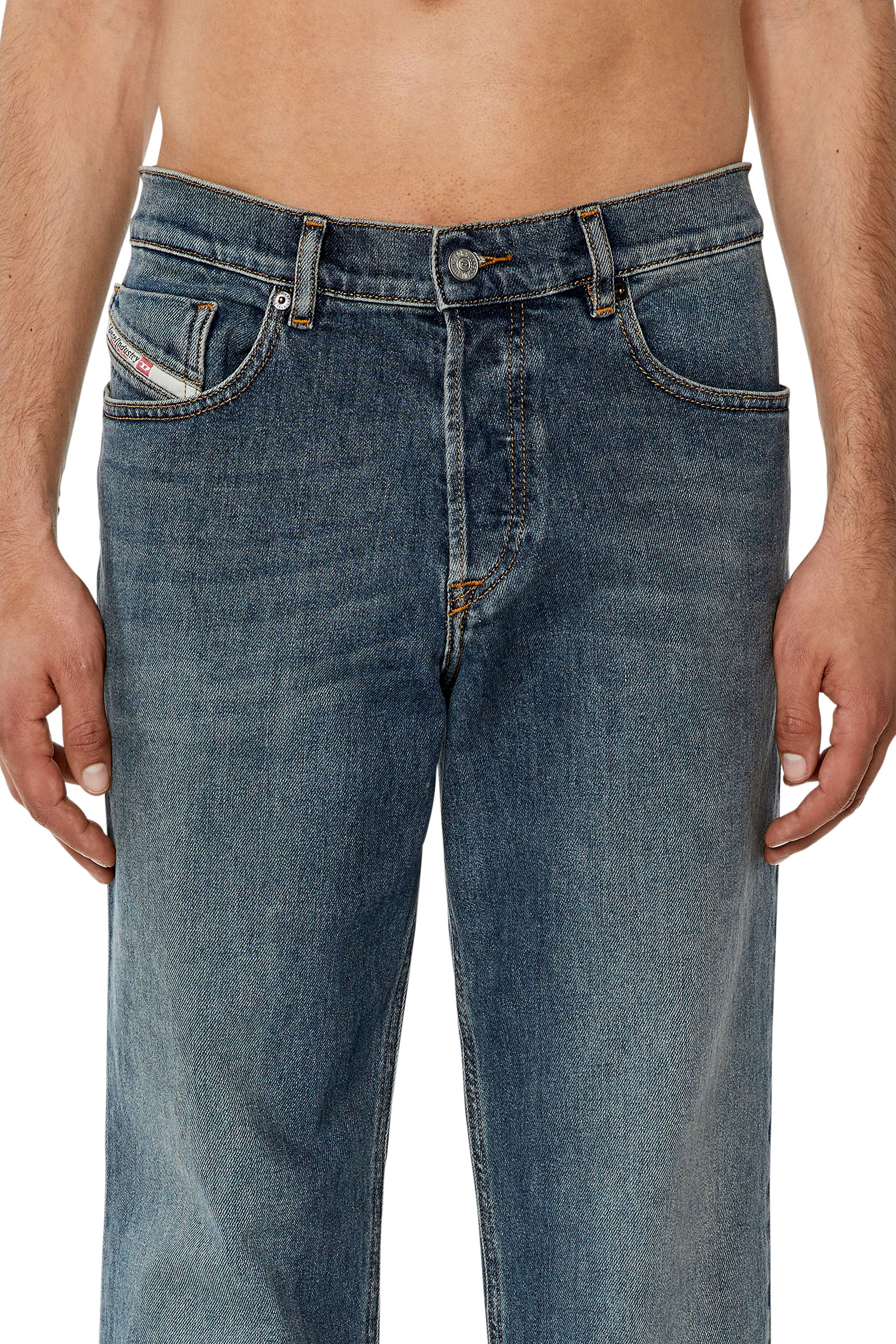 Diesel - Tapered Jeans 2023 D-Finitive 09F74, Medium blue - Image 5