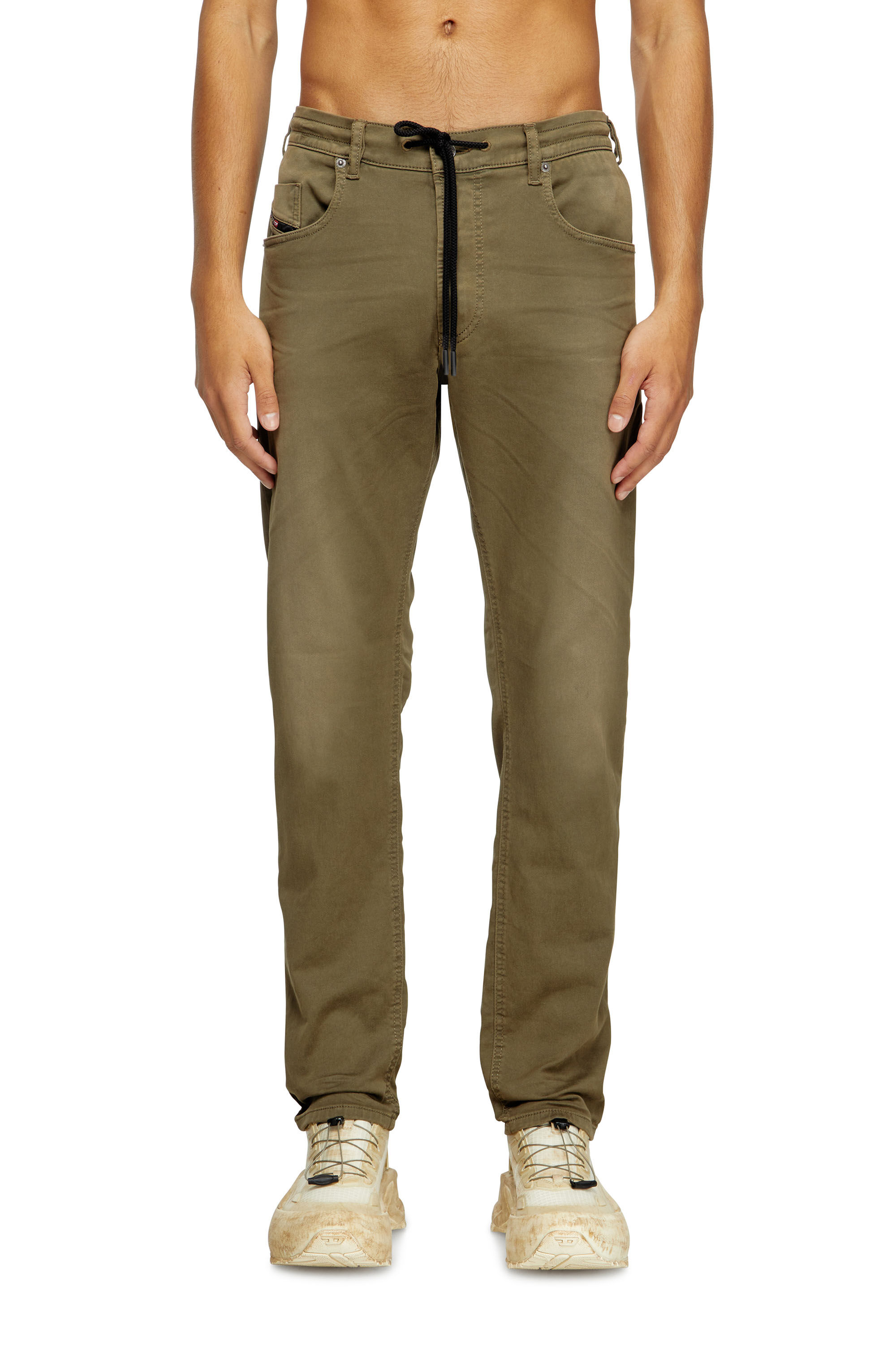 Diesel - Man's Regular 2030 D-Krooley Joggjeans® 0670M, Green - 3
