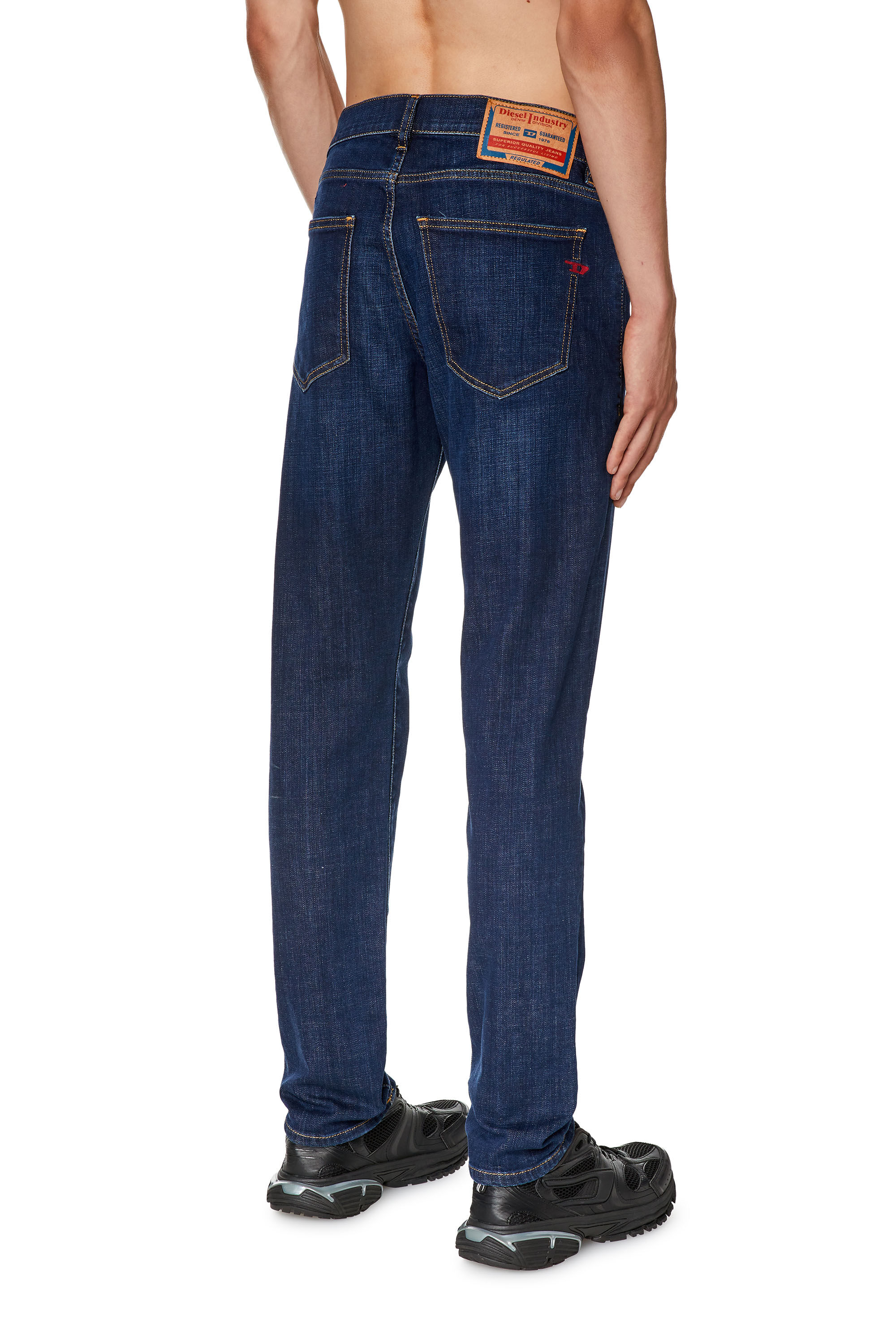 Diesel - Slim Jeans 2019 D-Strukt 09F89, Dark Blue - Image 4