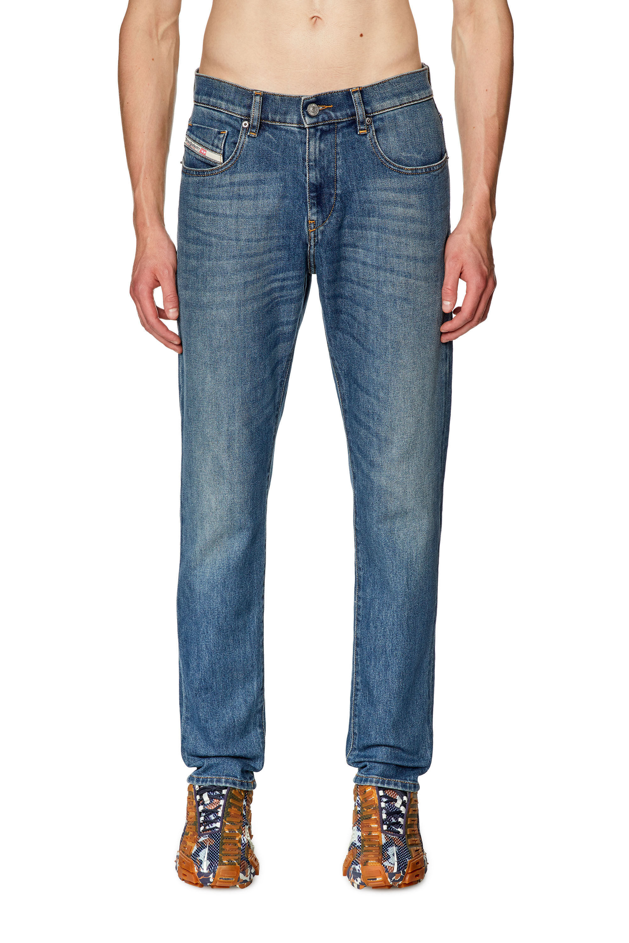 Diesel - Slim Jeans 2019 D-Strukt 09F88, Medium blue - Image 3