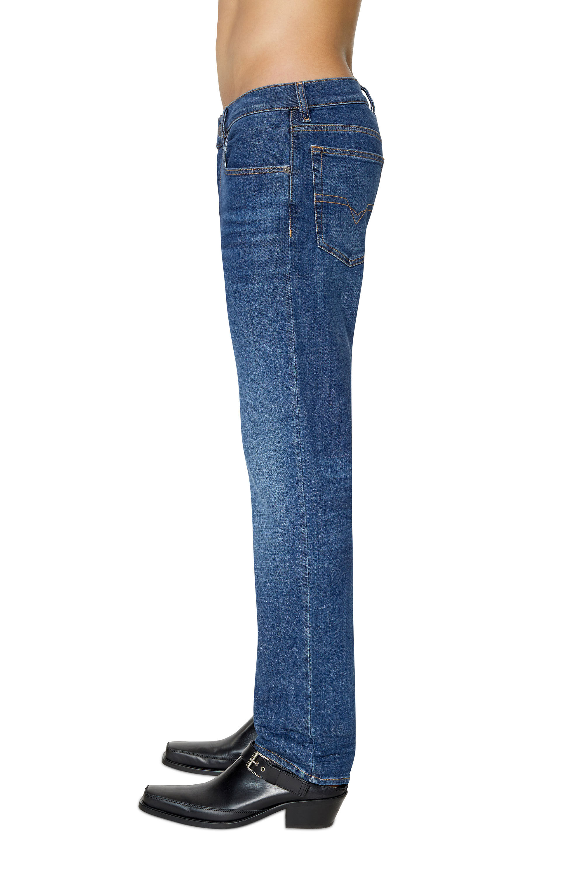 Diesel - D-Mihtry 0IHAR Straight Jeans, Dark Blue - Image 5