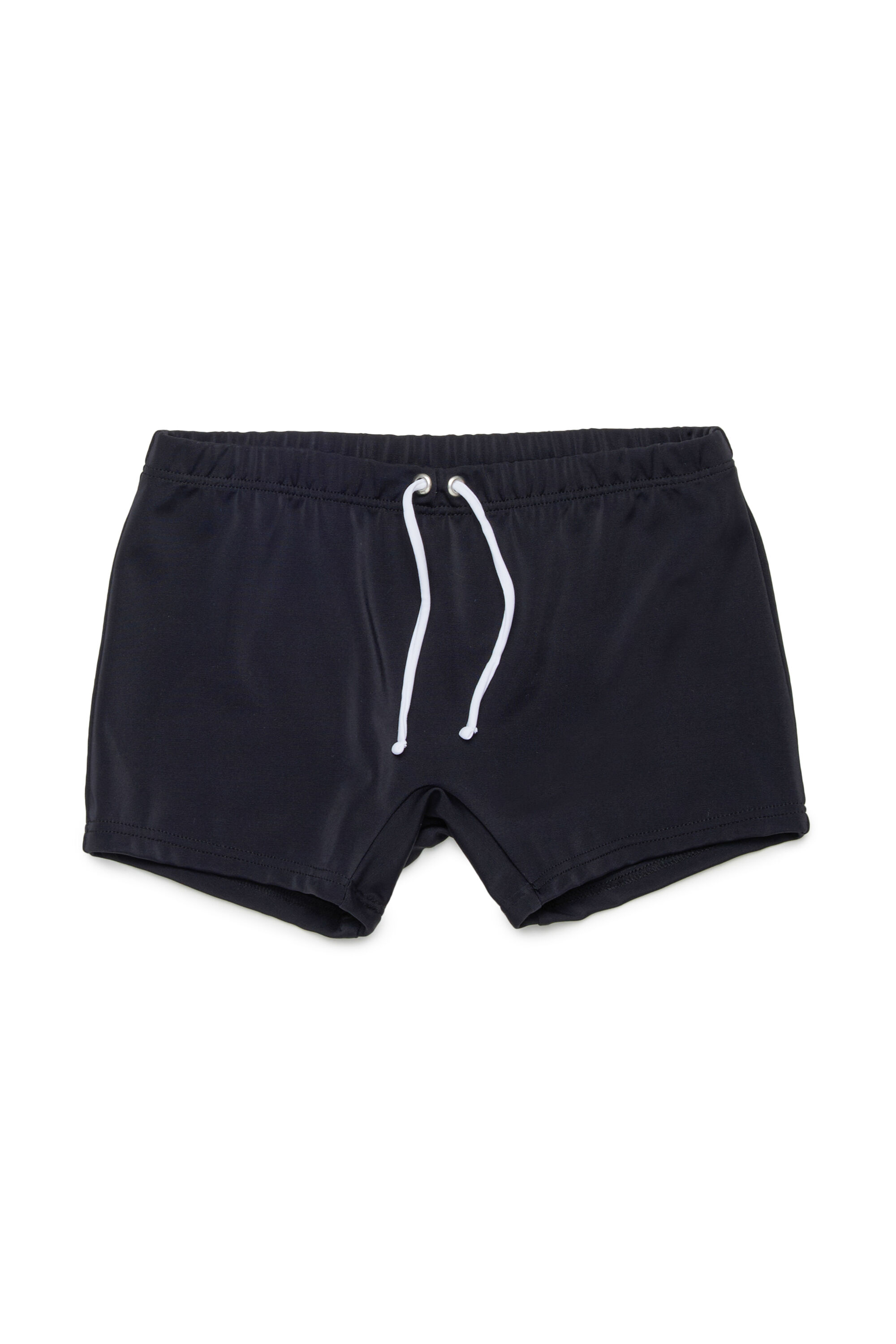 Diesel - MISFEL, Man's Swim shorts with back logo print in Black - 1