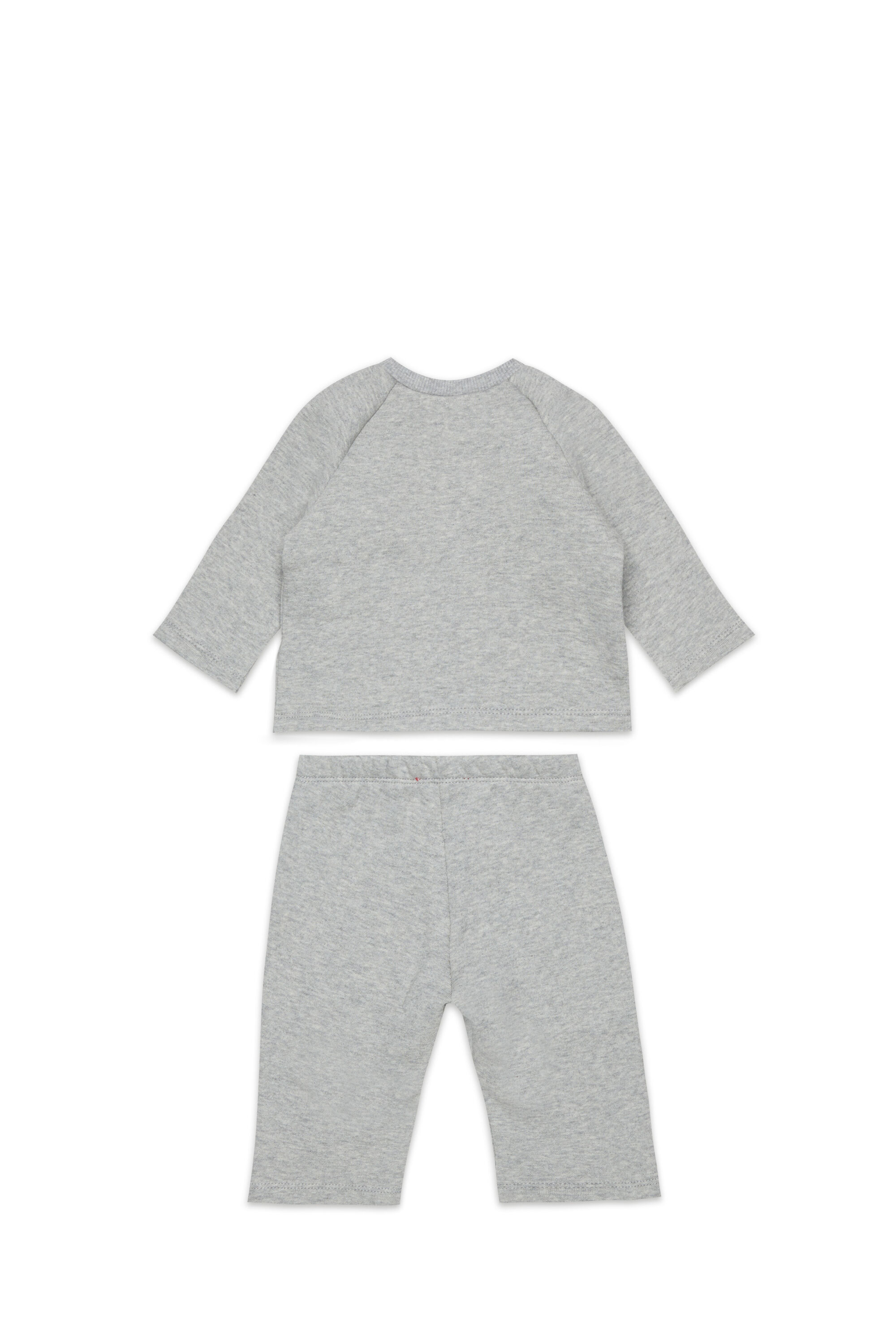 Diesel - SLUPY-SET-NB, Unisex's Newborn clothing set with logo print in Grey - 2