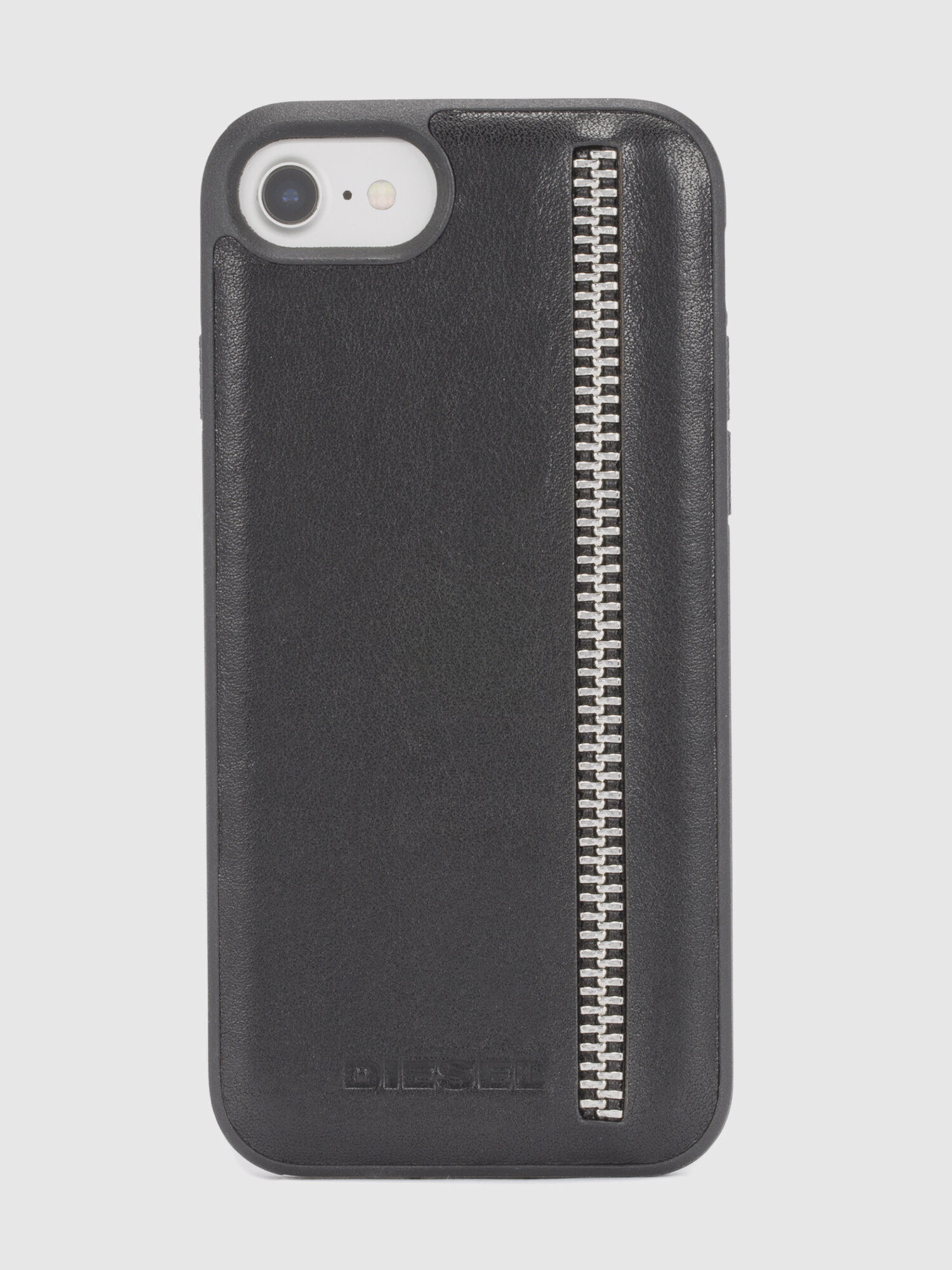 ZIP BLACK LEATHER IPHONE 8 PLUS/7 PLUS/6s PLUS/6 PLUS CASE, 