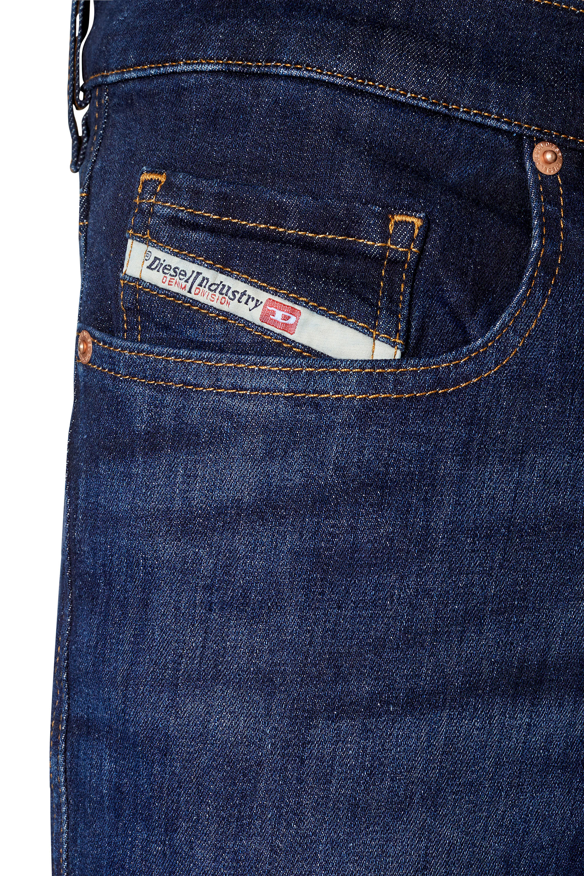 Diesel - 2021 D-Vocs 0GDAO Bootcut Jeans, Dark Blue - Image 6