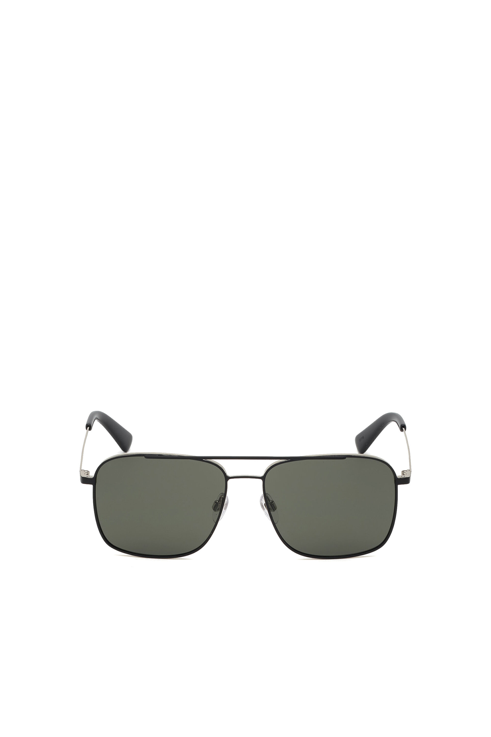 Diesel - DL0295, Man's Navigator sunglasses in metal in Black - 1