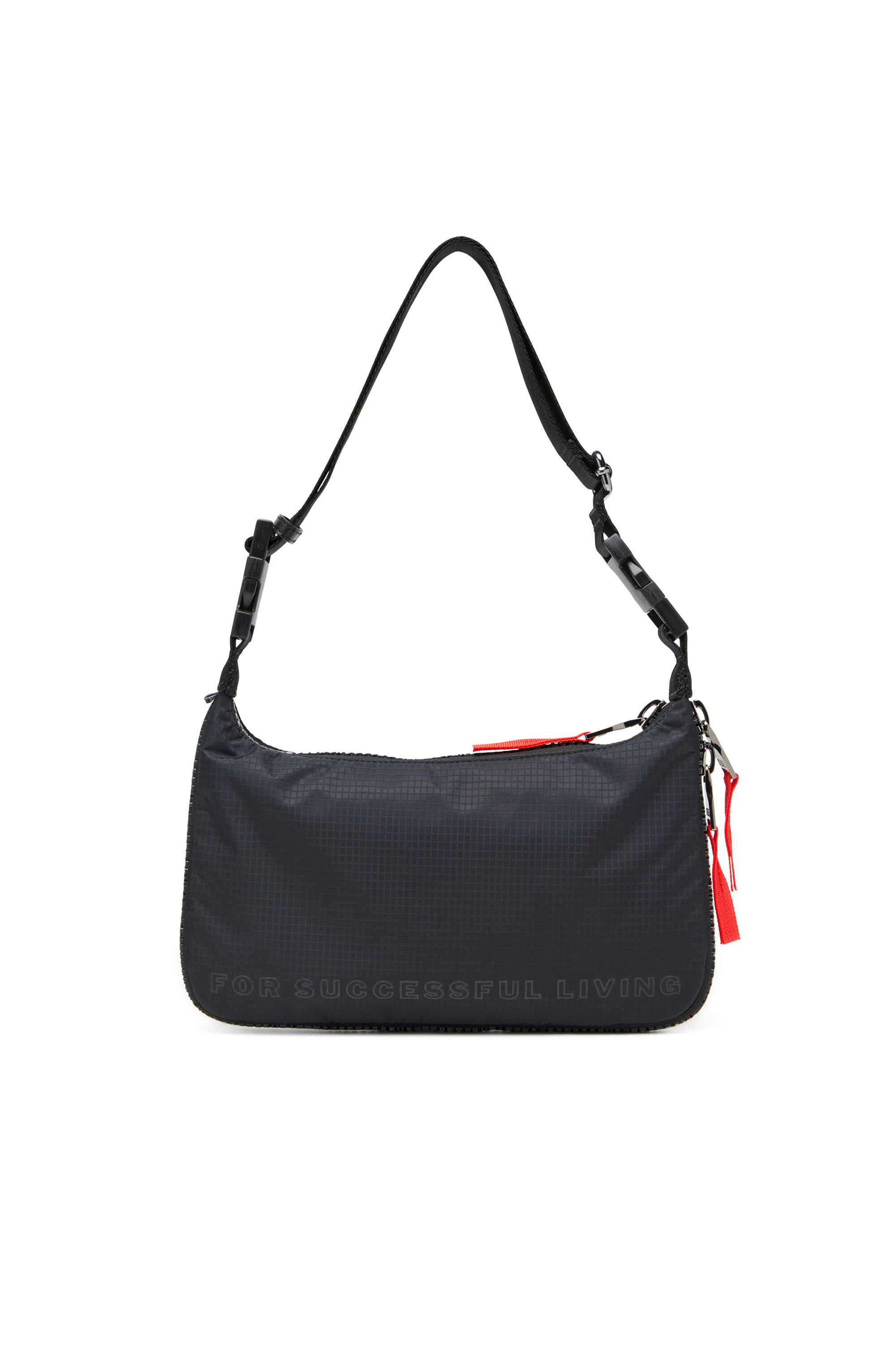 Women's Zip-D X-Expandable utilitarian shoulder bag | Black | Diesel