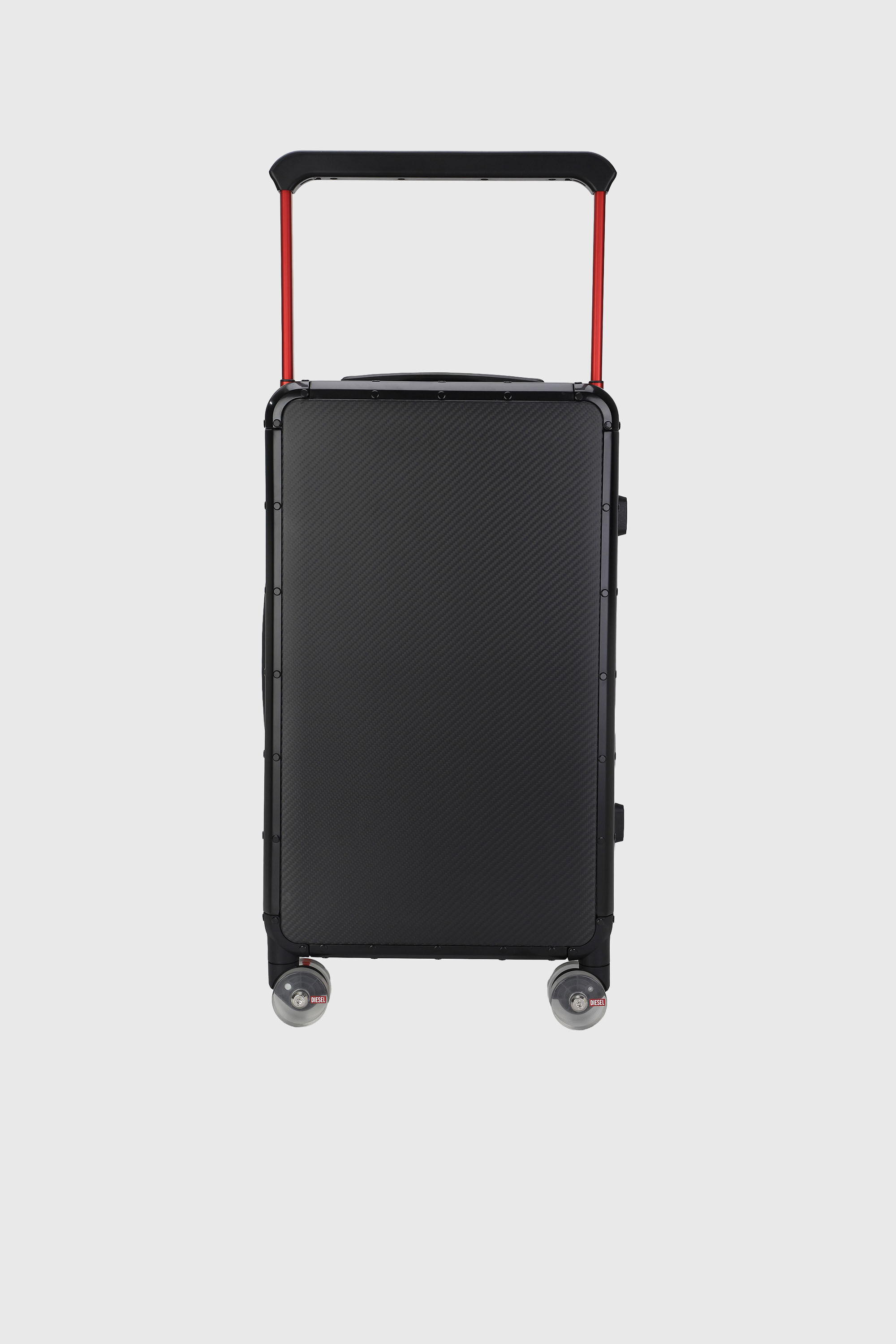 Diesel - DSL CARBON FIBER TROLLEY-BLACK- DSL001, Unisex's Carbon fiber suitcase size M in Black - 2