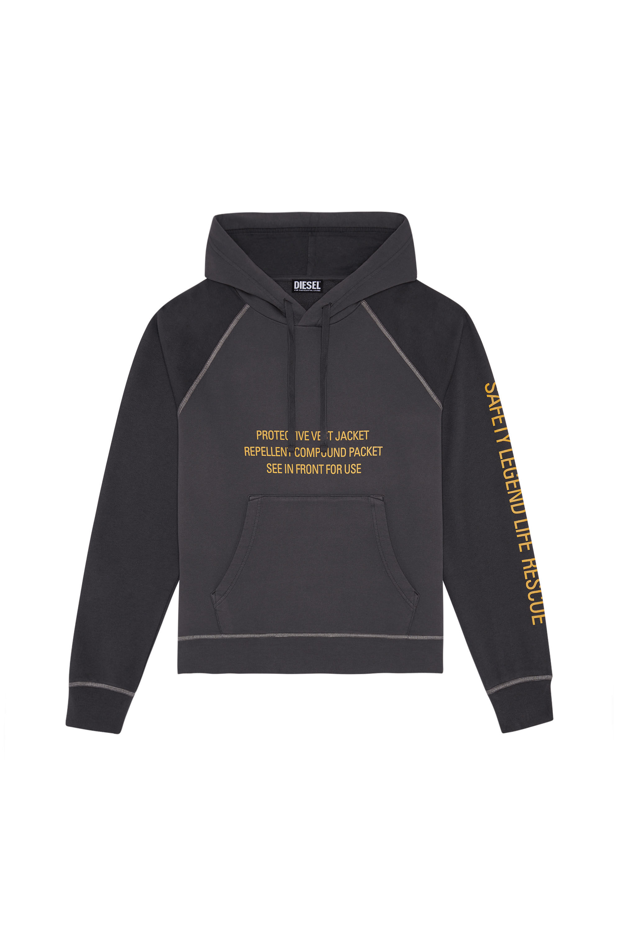 Diesel - S-GIRLAN-HOOD, Dark grey - Image 2