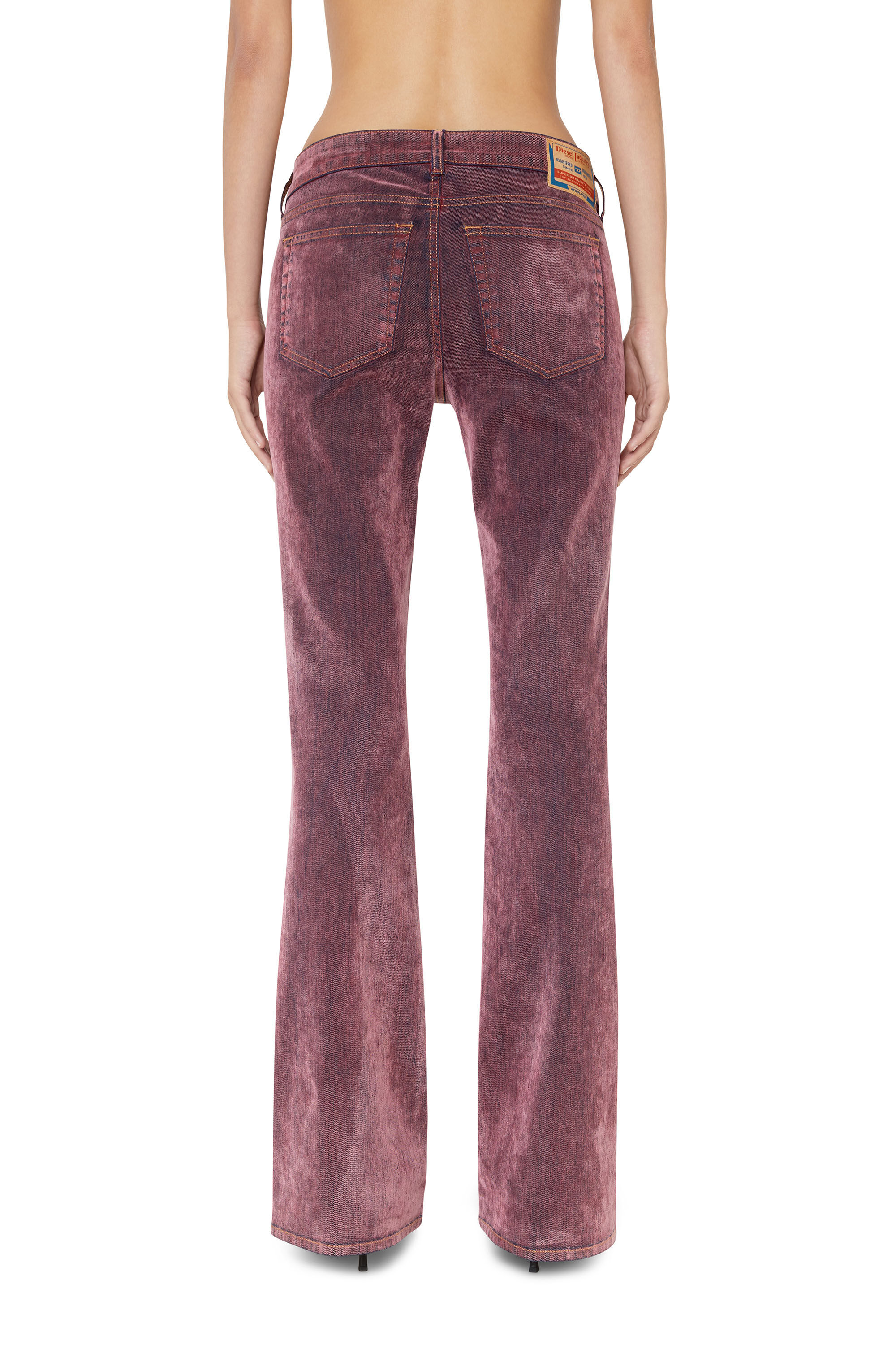 Diesel - 1969 D-EBBEY 0ELAH Bootcut and Flare Jeans, Pink - Image 4