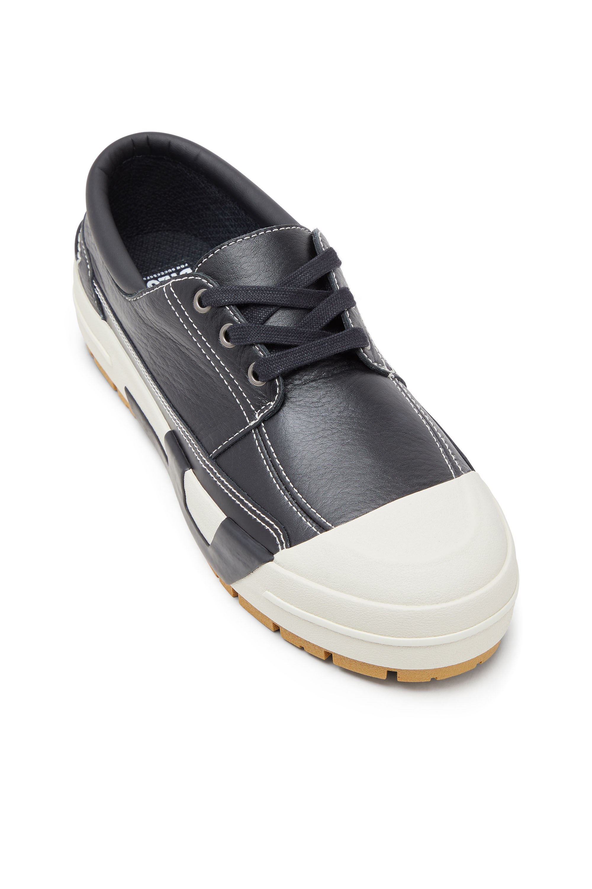 Diesel - S-D-VERSE MOCASSIN, Man's S-D-Verse - Leather hybrid moccasin in Black - 6
