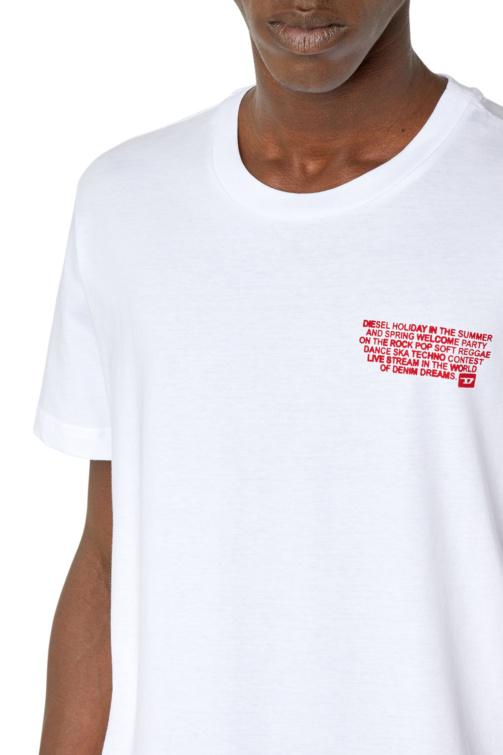 Diesel - T-DIEGOR-K57, Red/White - Image 6