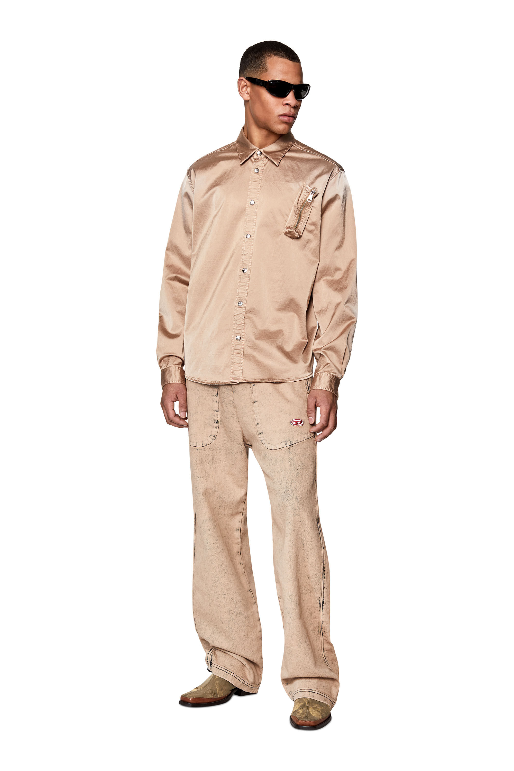 Diesel - D-Martians Track Denim 09D16 Straight,  - Image 1