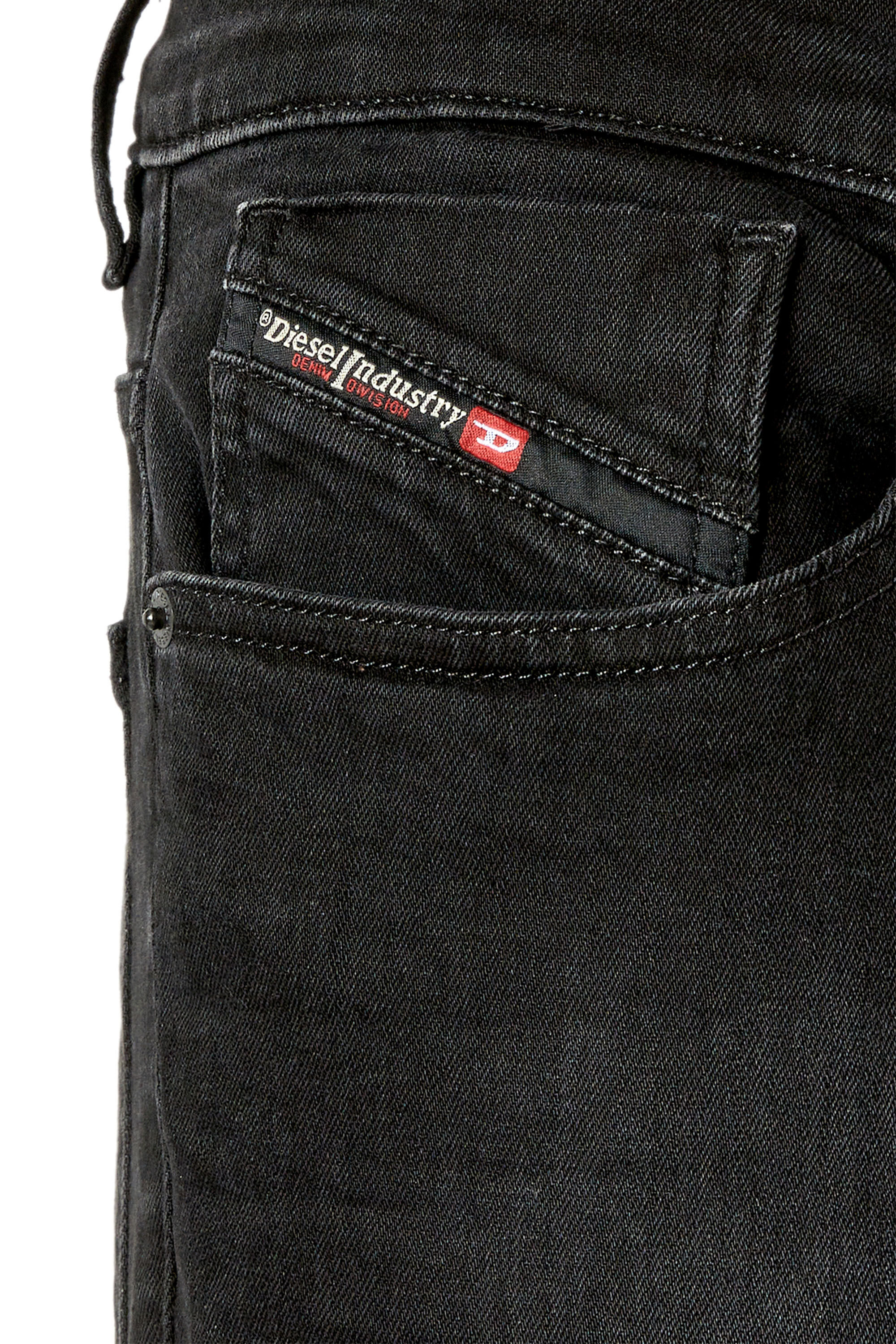 Diesel - Tapered Jeans 2005 D-Fining 0TFAS, Black/Dark grey - Image 6