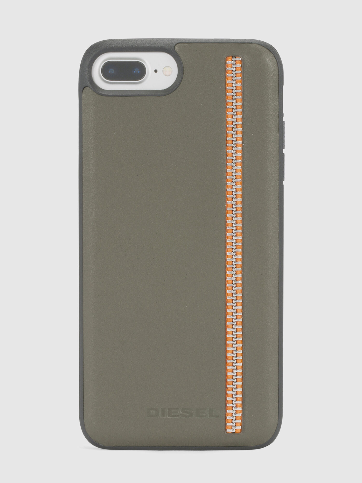 ZIP OLIVE LEATHER IPHONE 8/7/6s/6 CASE, 