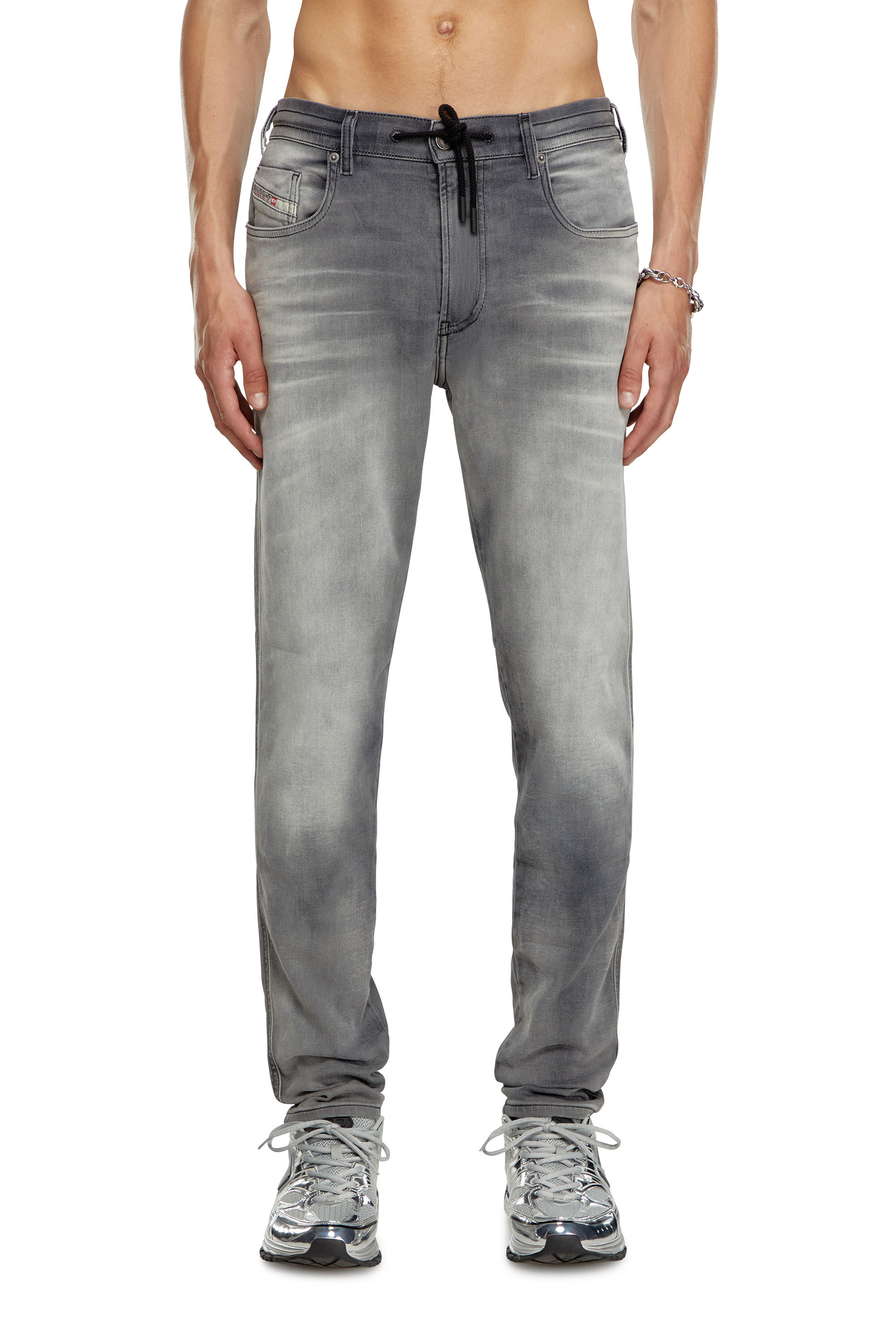 Diesel - Man's Slim 2060 D-Strukt Joggjeans® 068LR, Dark grey - 3