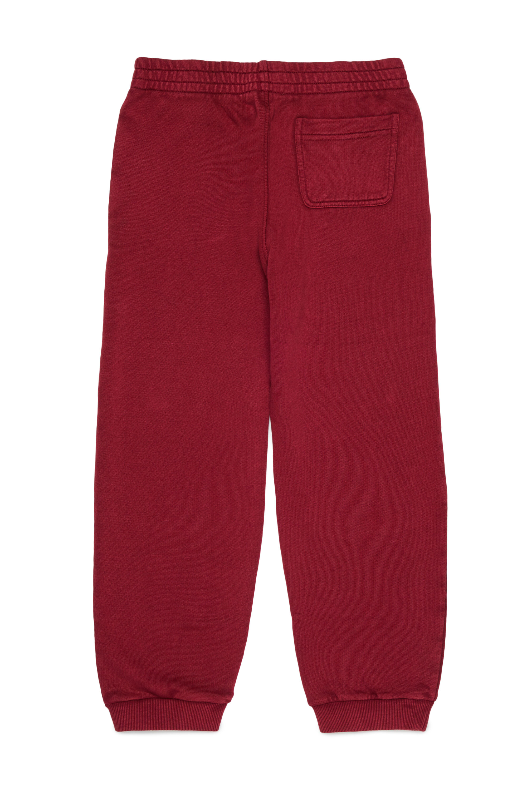Diesel - PTISEL, Man's Cotton sweatpants with logo print in Red - 2