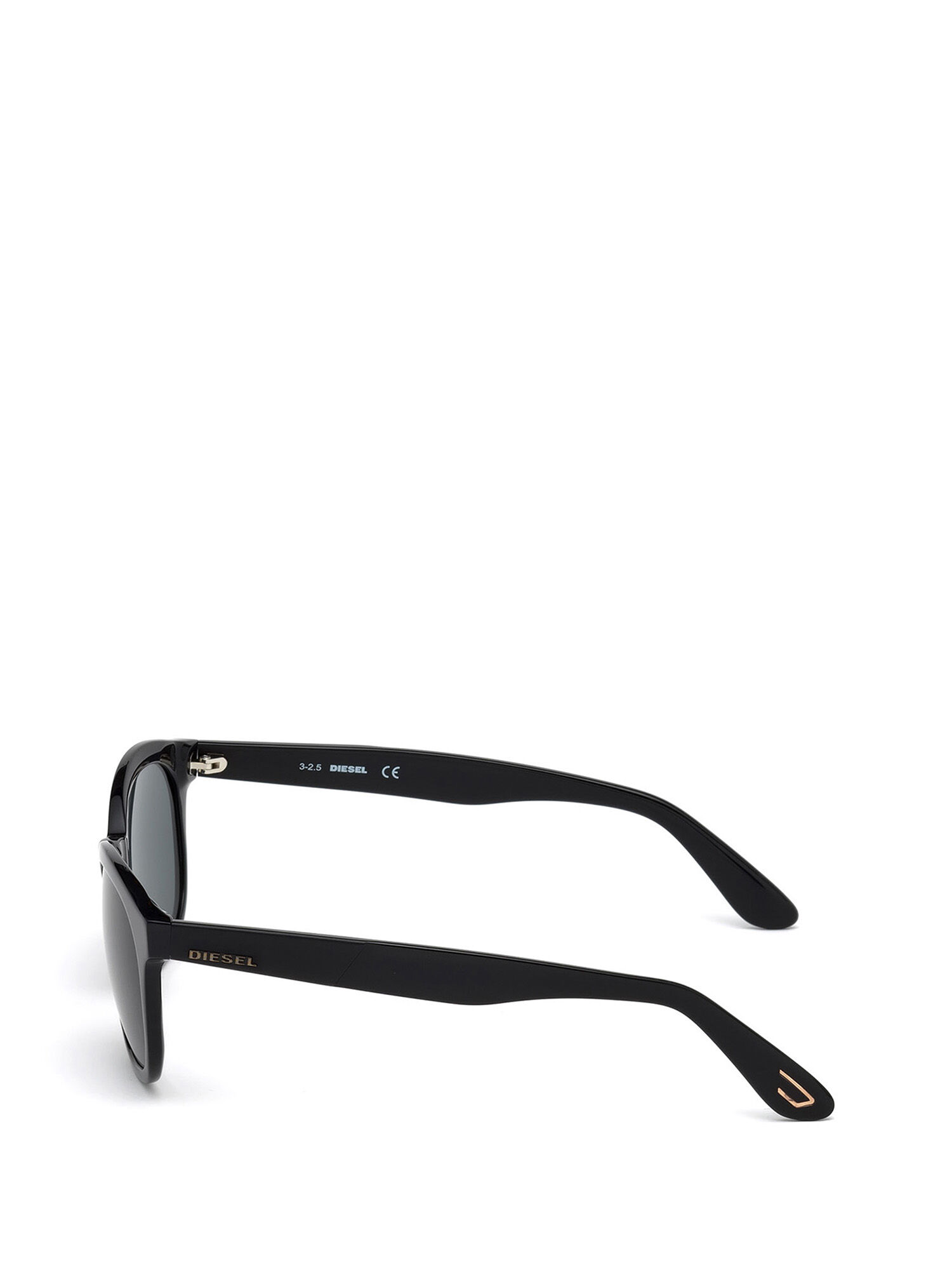 Diesel - DM0190, Woman's Shiny-matt surfaces eyewear in Black - 3