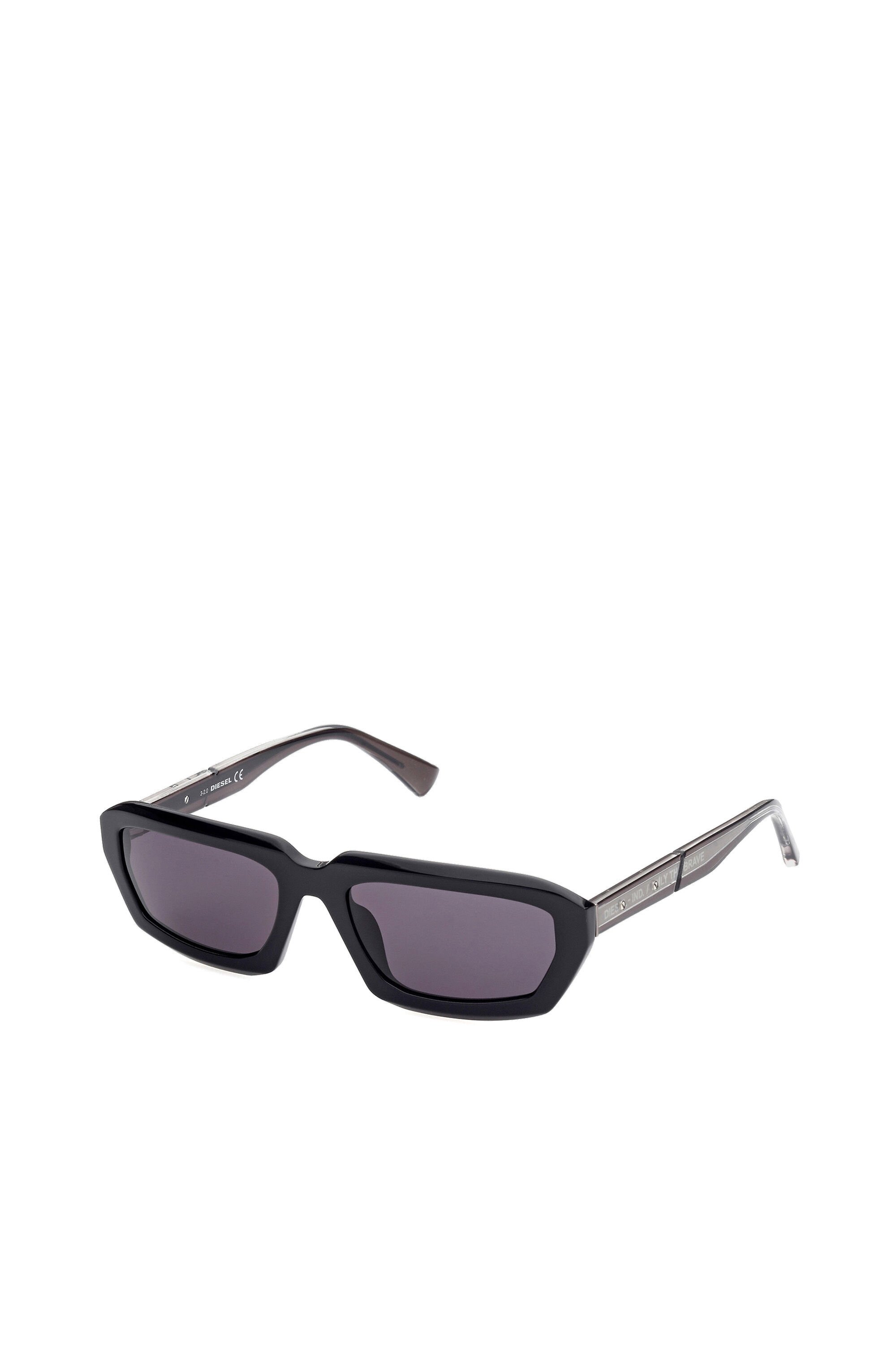 Diesel - DL0347, Unisex's Bold volumes and clean-cut sunglasses in Black - 2