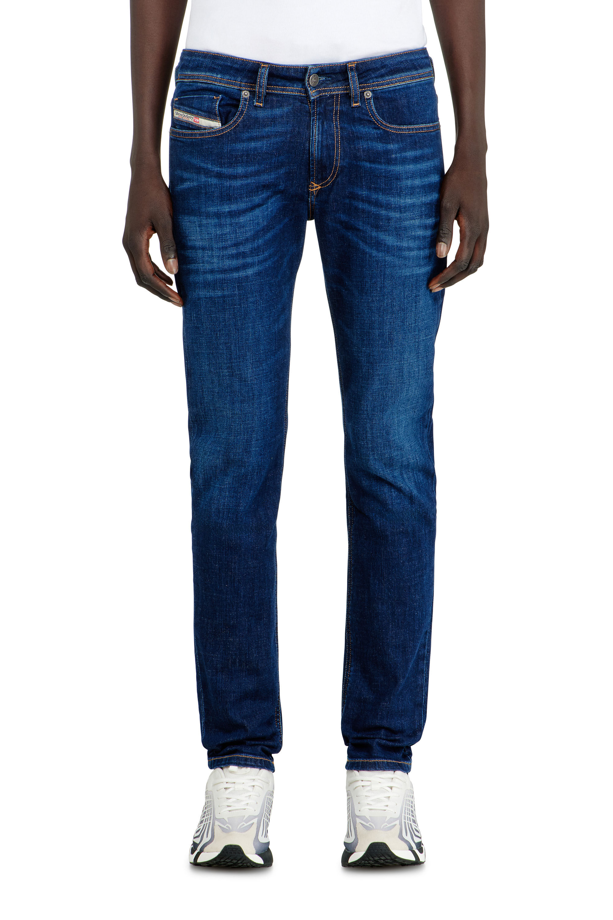 Diesel - Man's Skinny Jeans 1979 Sleenker 09J17, Dark Blue - 4