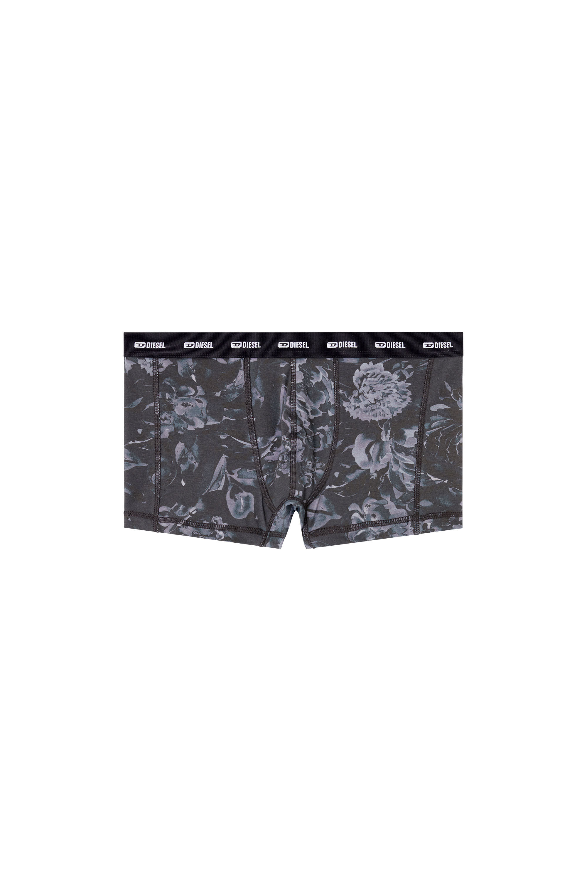 Diesel - DAMIEN-UTLT, Man's Boxer briefs with Flower print in Grey - 4