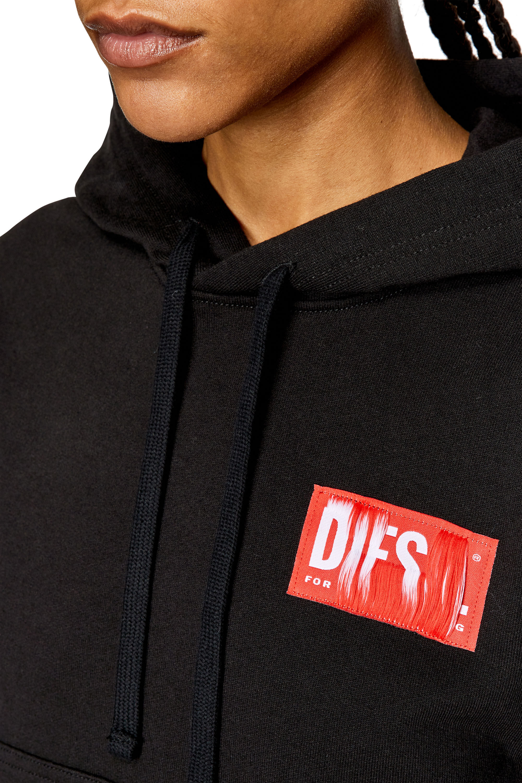 Diesel - F-JARALABEL-HOOD, Black - Image 5