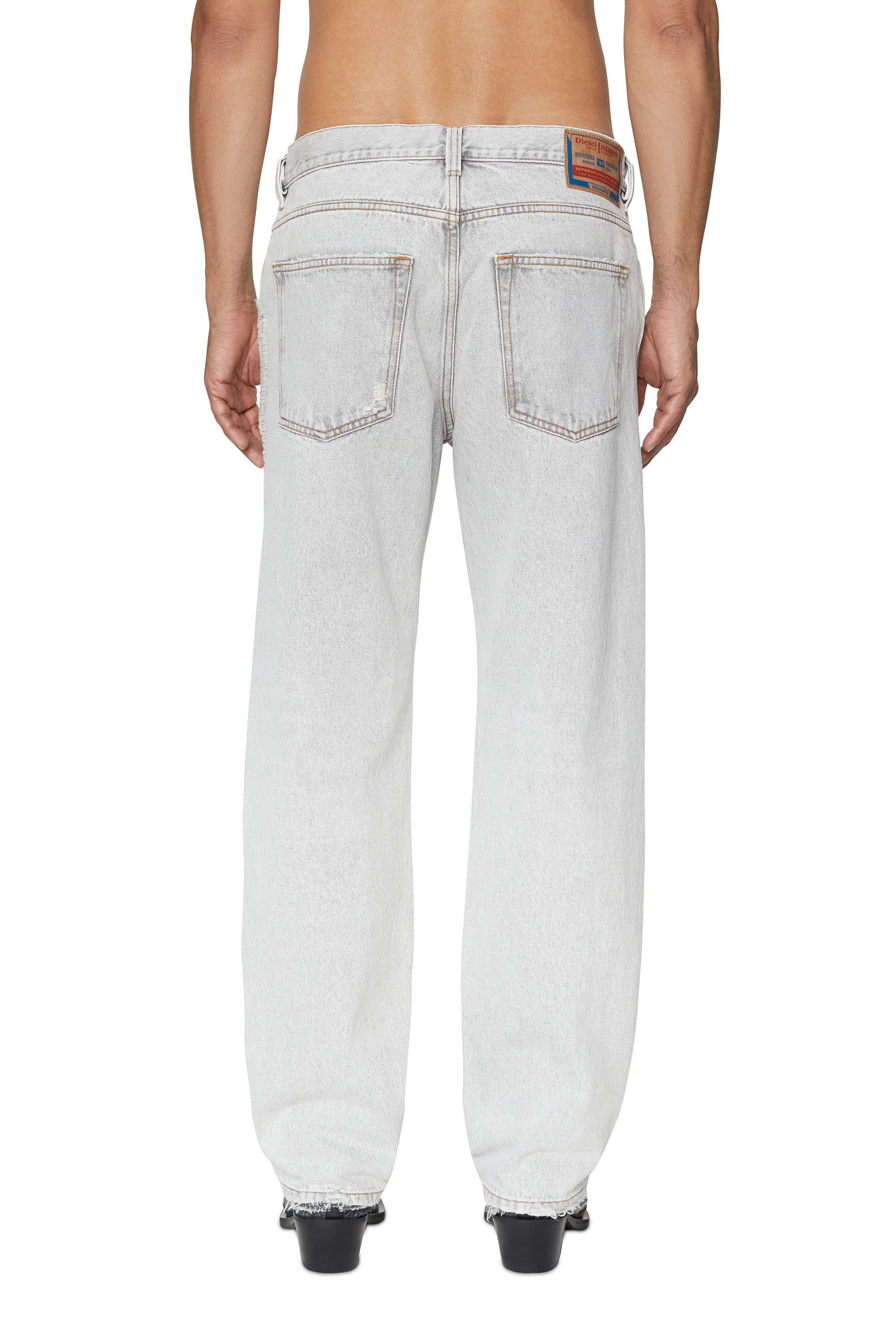 Diesel - 2010 D-Macs 007D9 Straight Jeans, Light Grey - Image 4