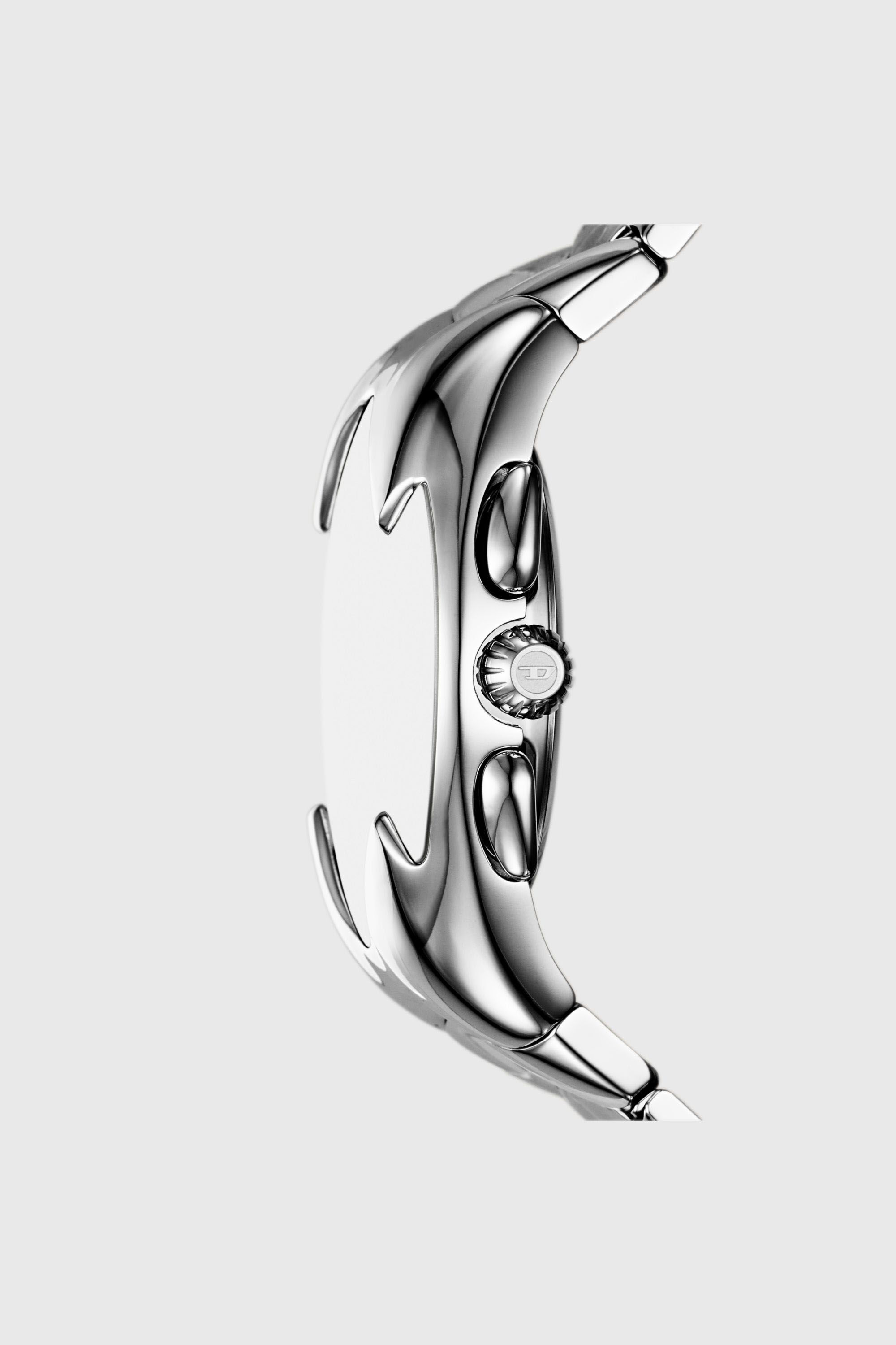 Diesel - DZ4683, Man's Diesel Mercurial Chronograph Stainless Steel Watch in Silver - 3